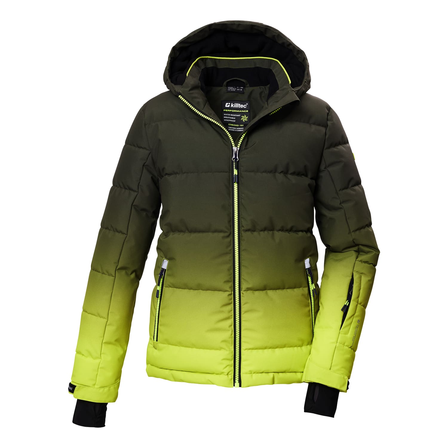 Jungen Kinder killtec Grün KSW 382 BYS QLTD JCKT Funktionsjacke