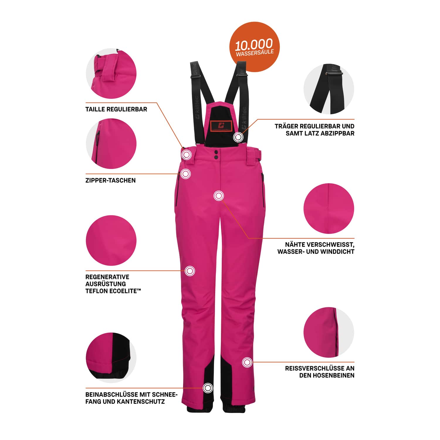Damen killtec Pink