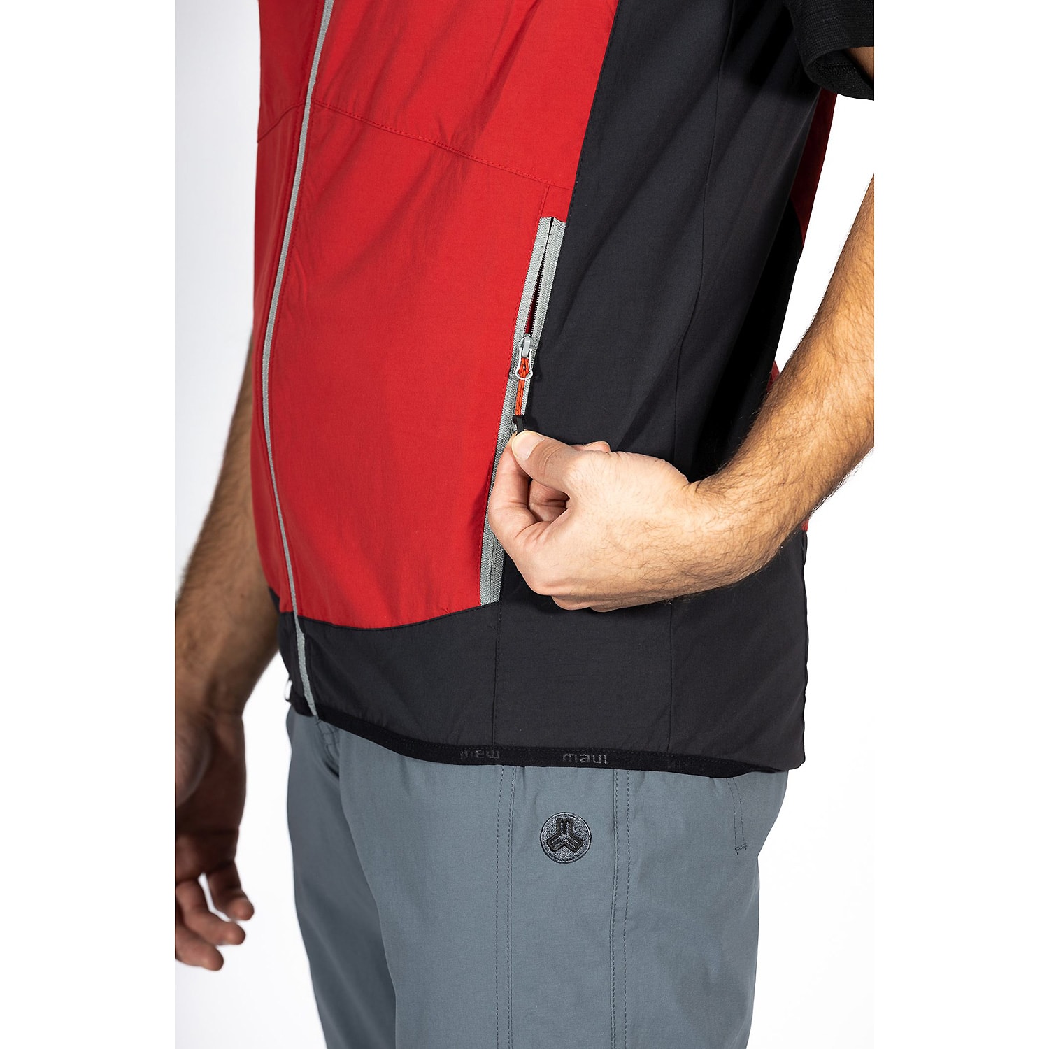 Herren Maul Sport Fire Red Rossberg XT-Weste elastic 9393 58 Weste