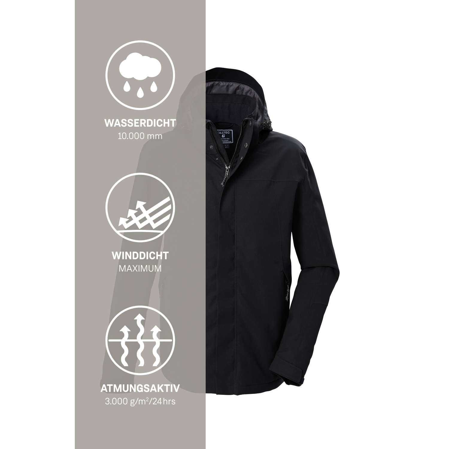 Herren killtec Schwarz