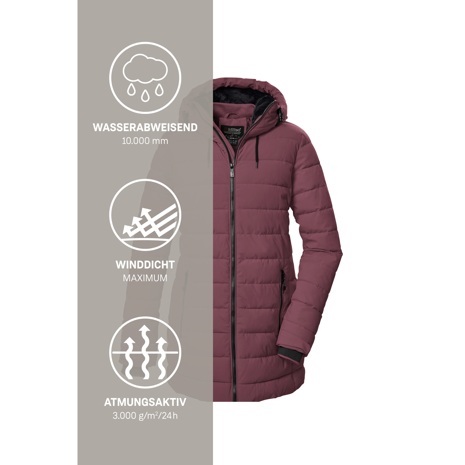 Damen killtec Violett