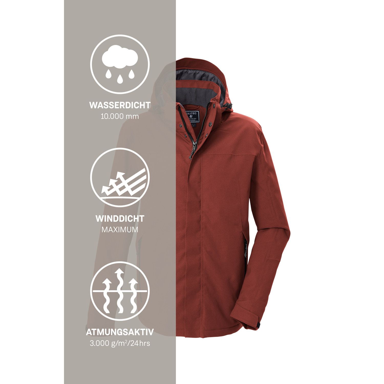 Herren killtec Rot