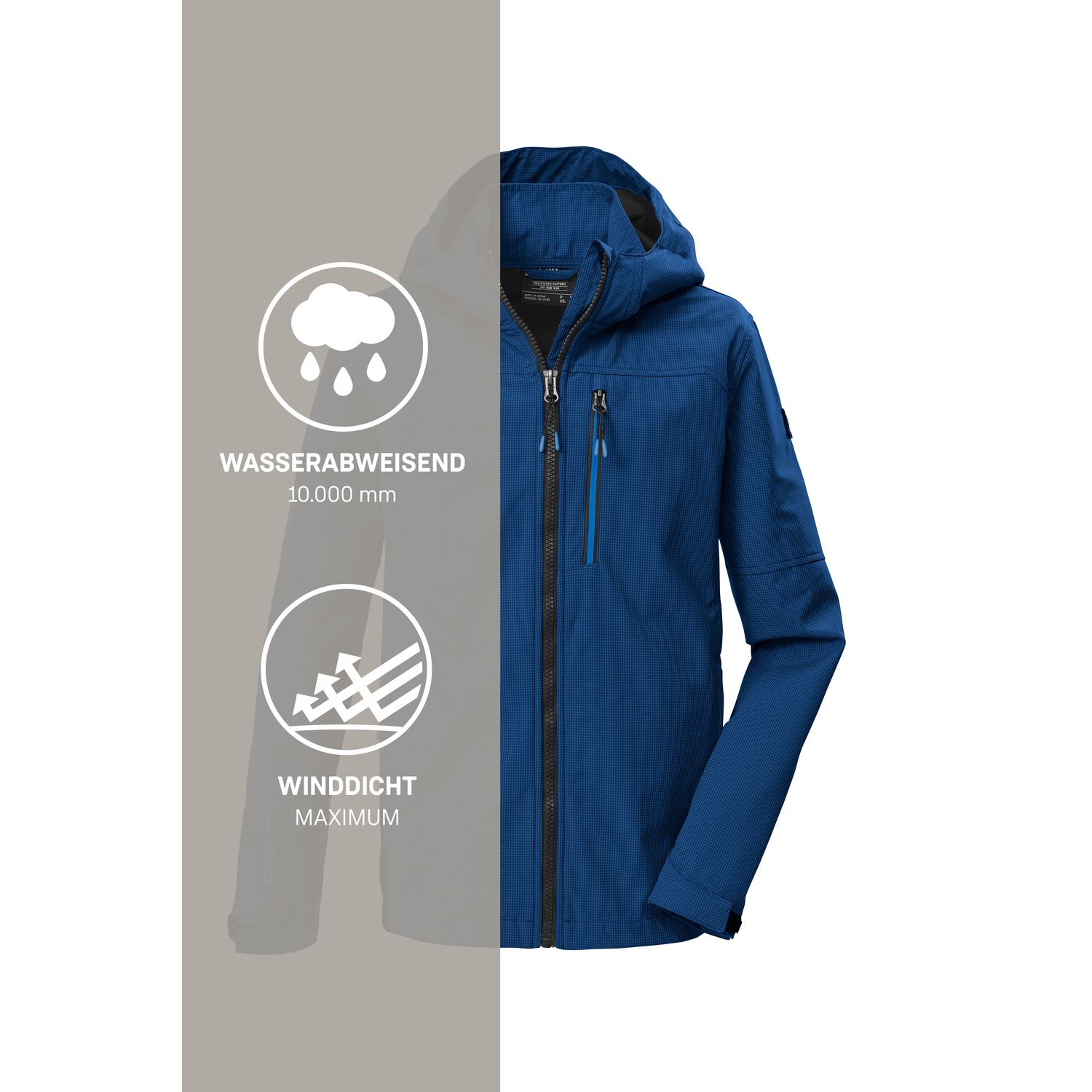 Kinder killtec Blau KOS 143 BYS SFTSHLL JCKT Funktionsjacke