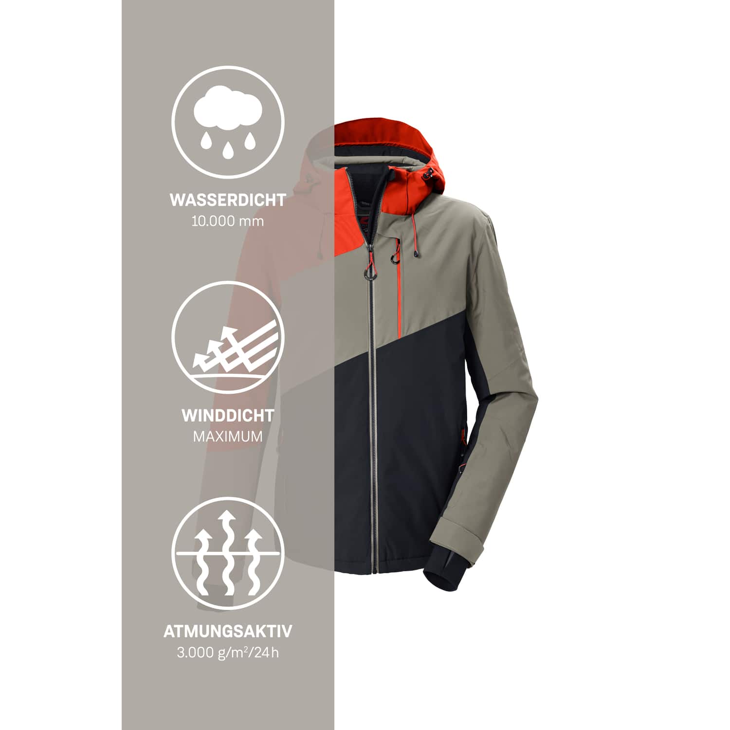 Herren killtec Orange