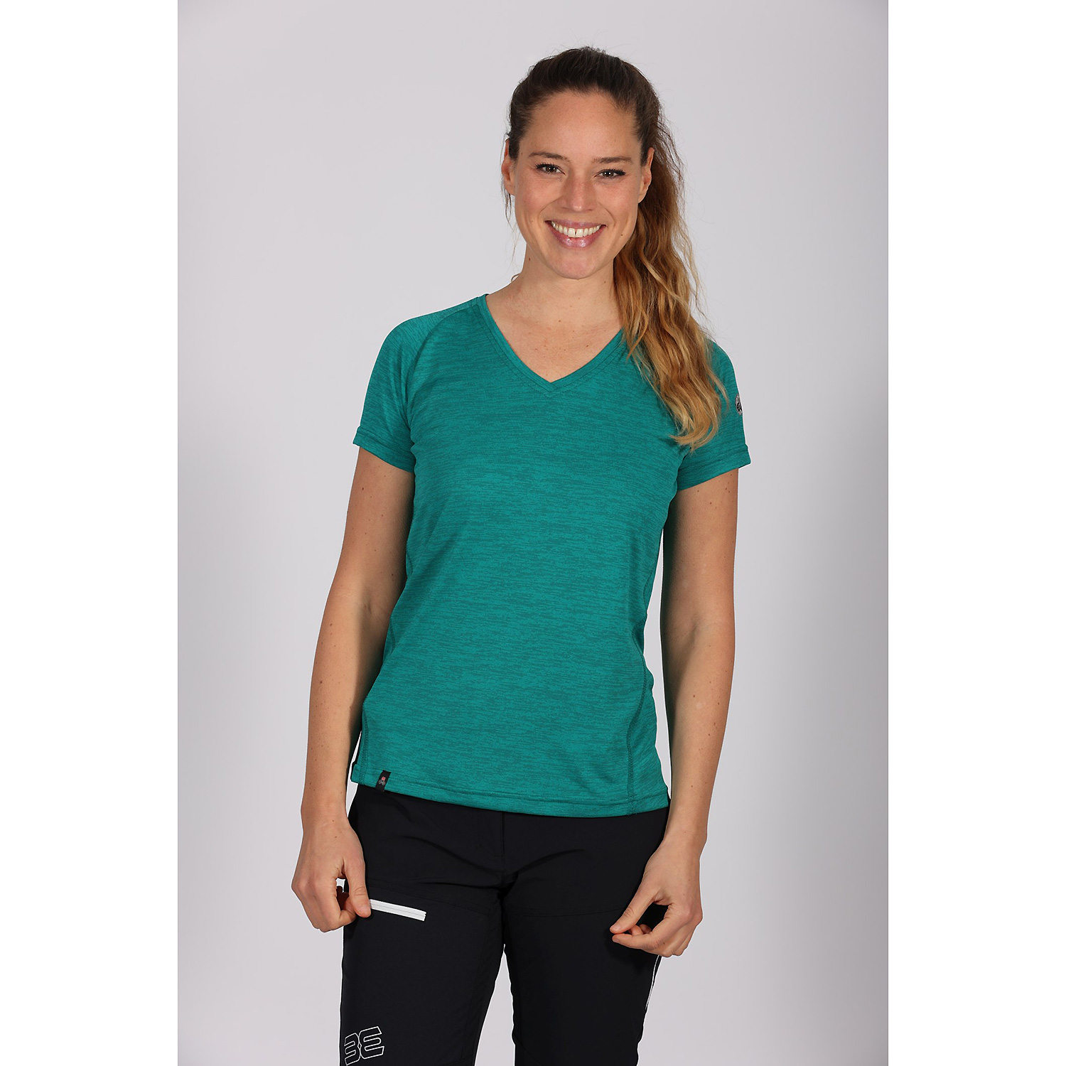 Damen Maul Sport Petrol Ridnaun fresh - 1/2 T-Shirt+Pr 61 42 Shirt