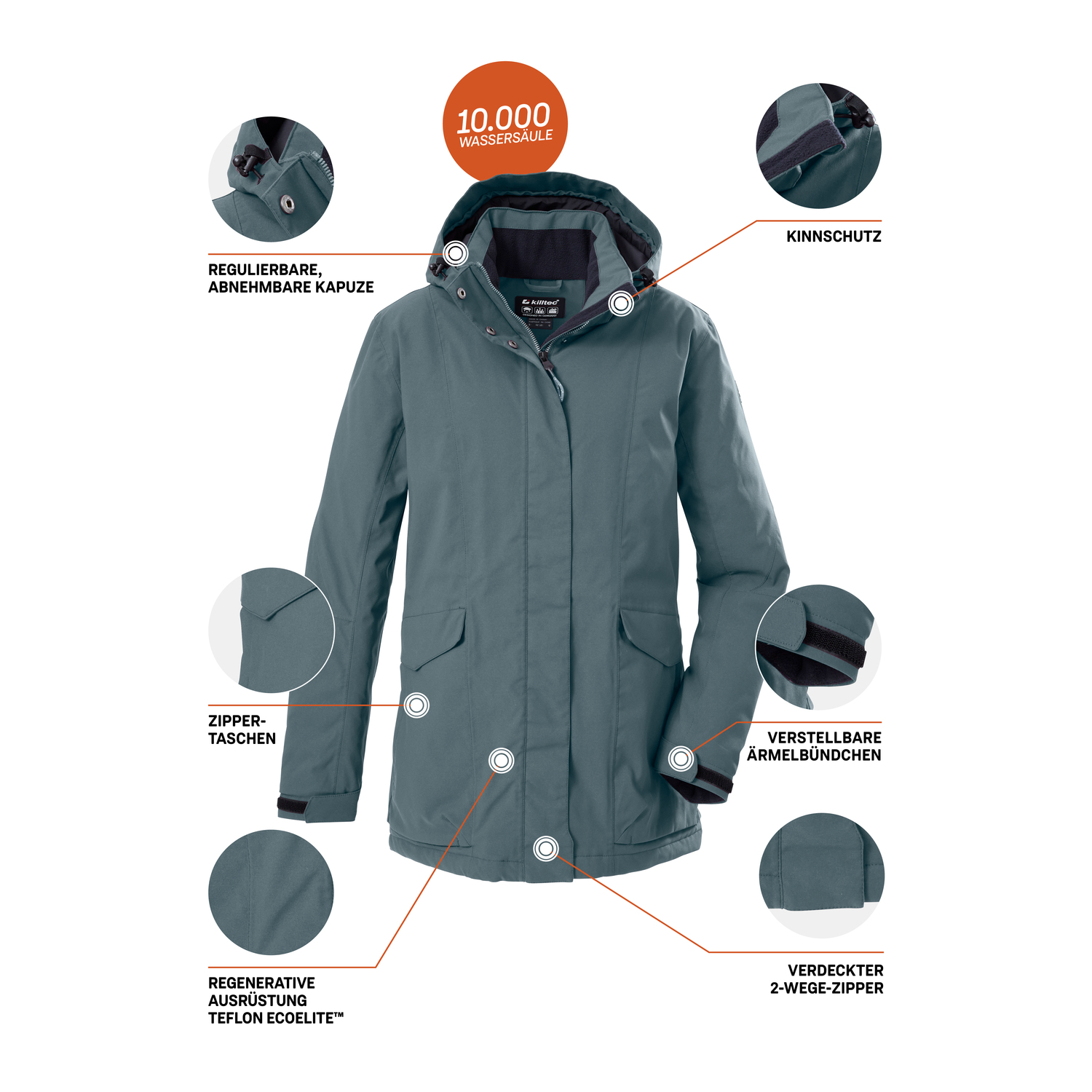 Damen killtec Blau