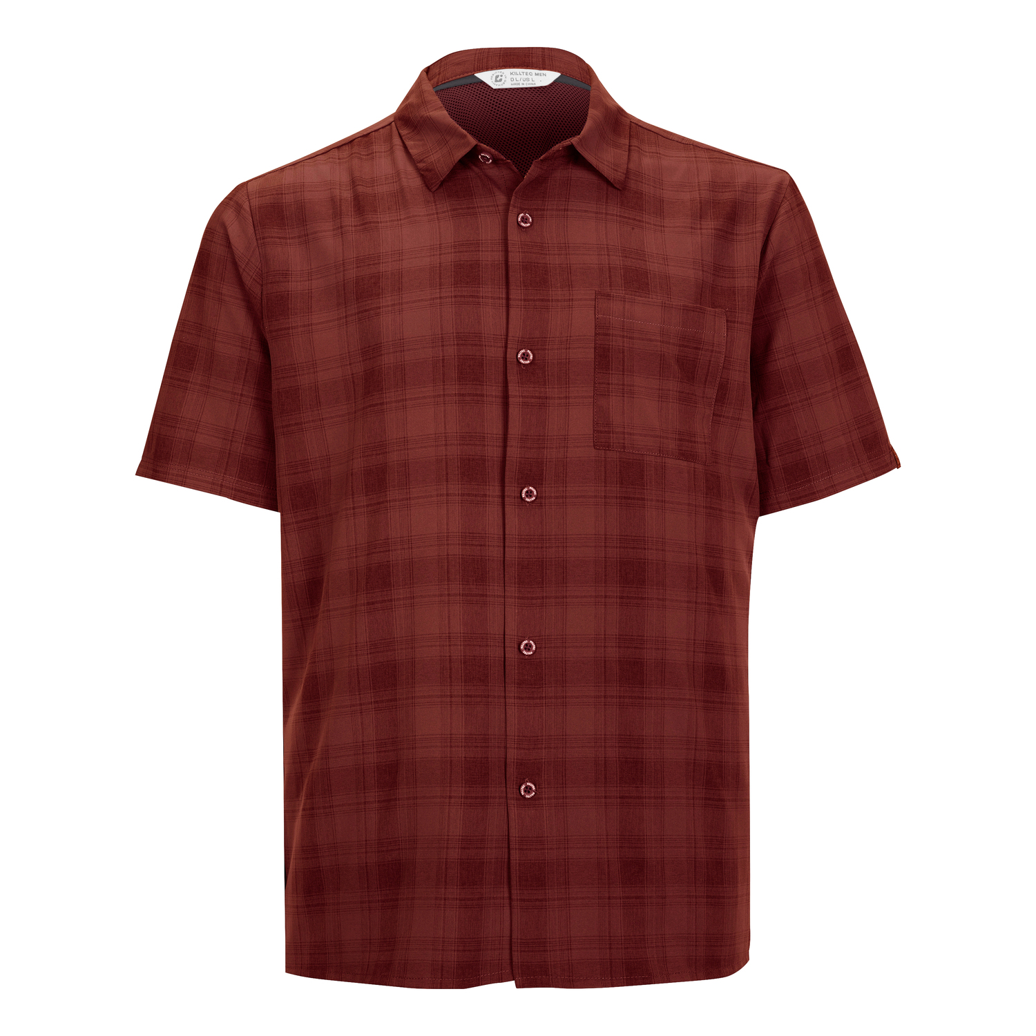 Herren killtec Rot KOS 98 MN WVN SHRT 00407 6XL Hemd