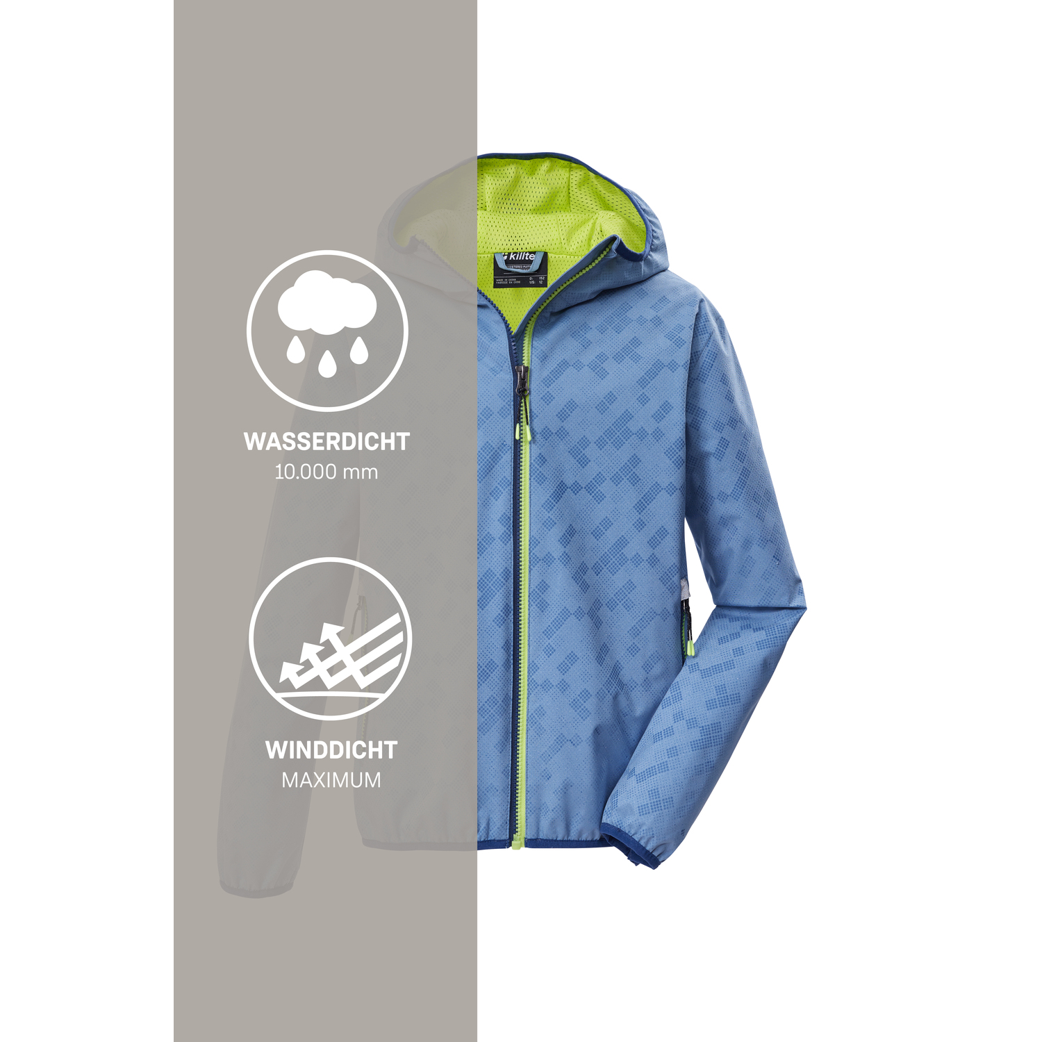 Kinder killtec Blau KOS 145 BYS JCKT Funktionsjacke