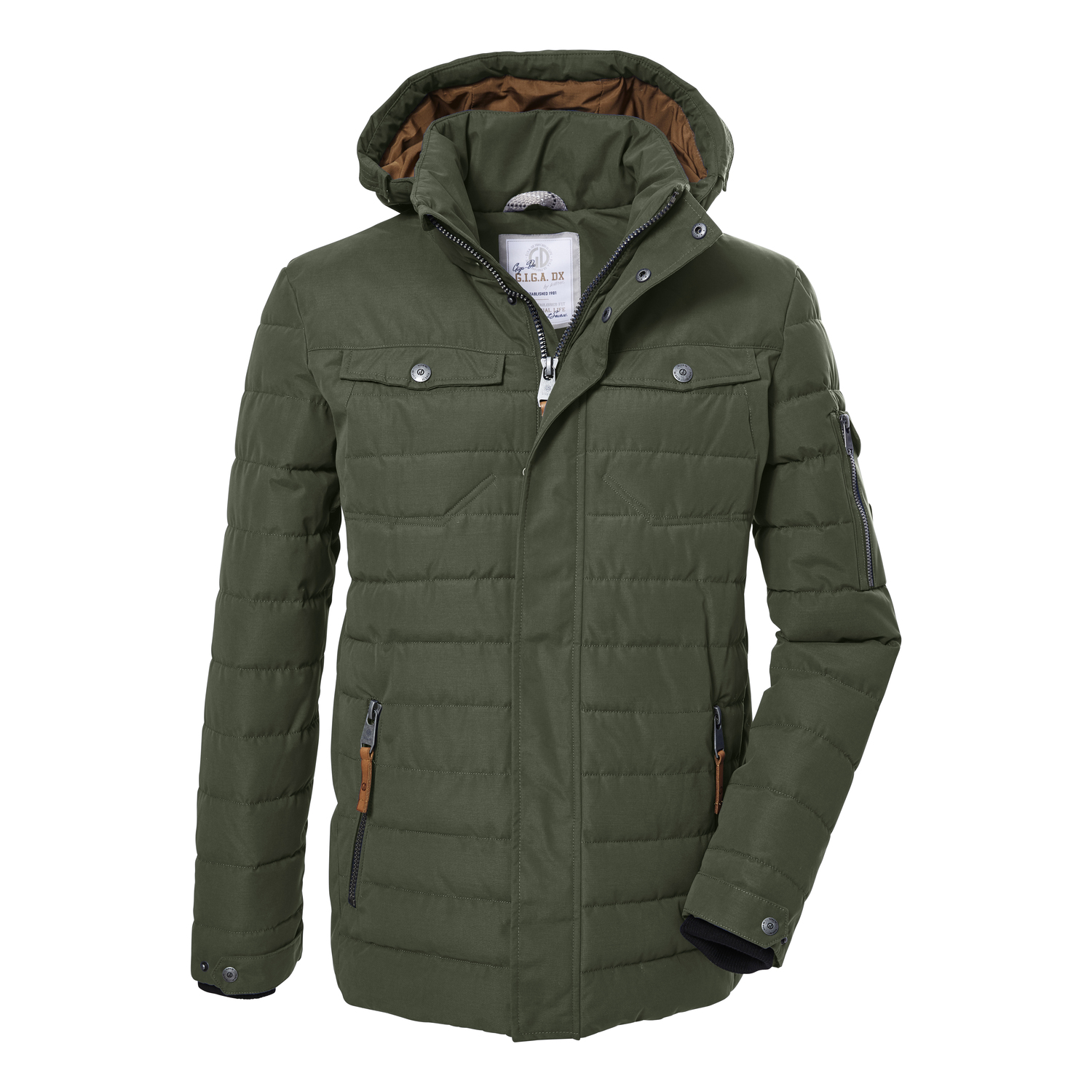Herren G.I.G.A. DX by killtec Oliv GW 43 MN QLTD JCKT 00717 4XL Funktionsjacke