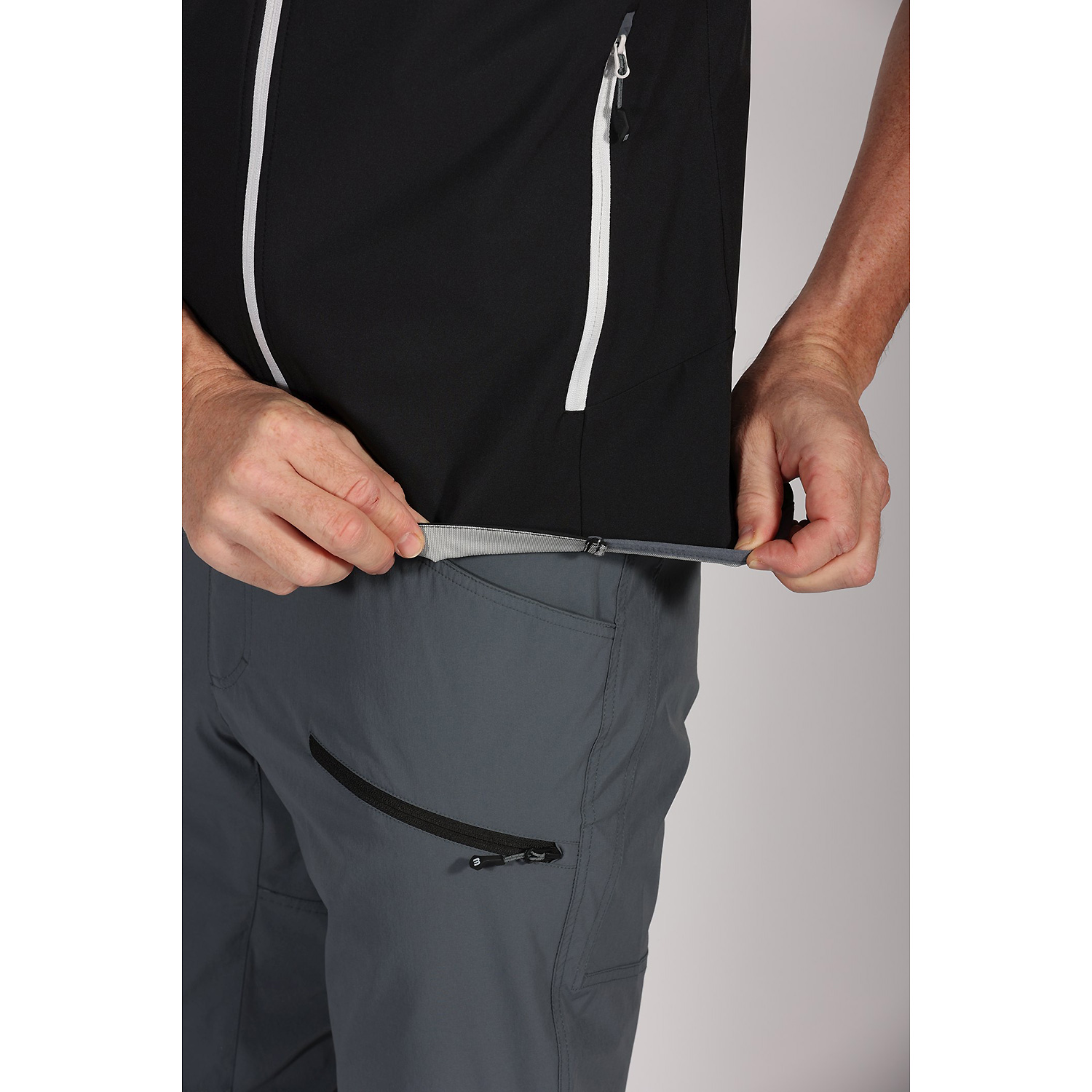 Herren Maul Sport Schwarz Achensee-Softshellweste 47 48 Weste