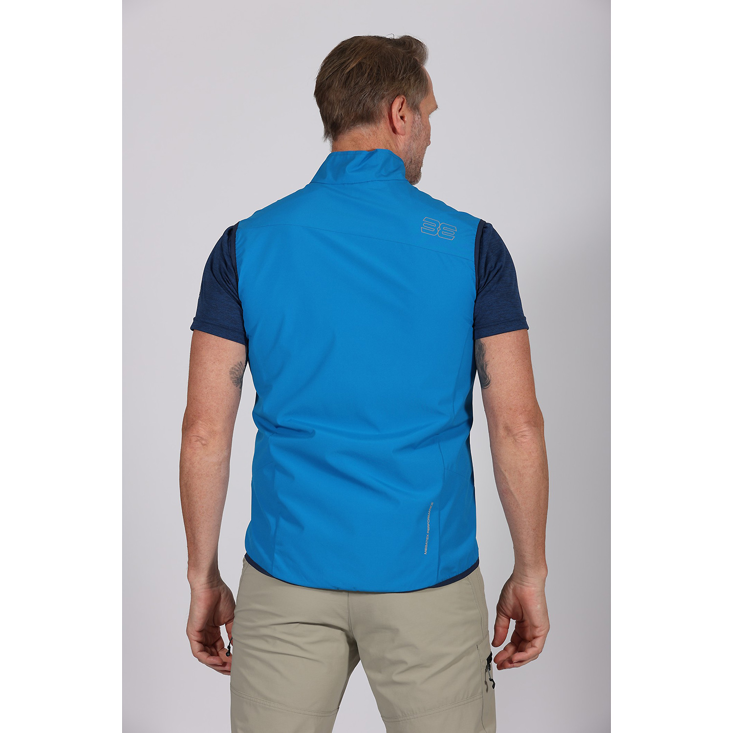 Herren Maul Sport Blau Irschenberg XT - 1/2 Hemd elas 42 54 Hemd