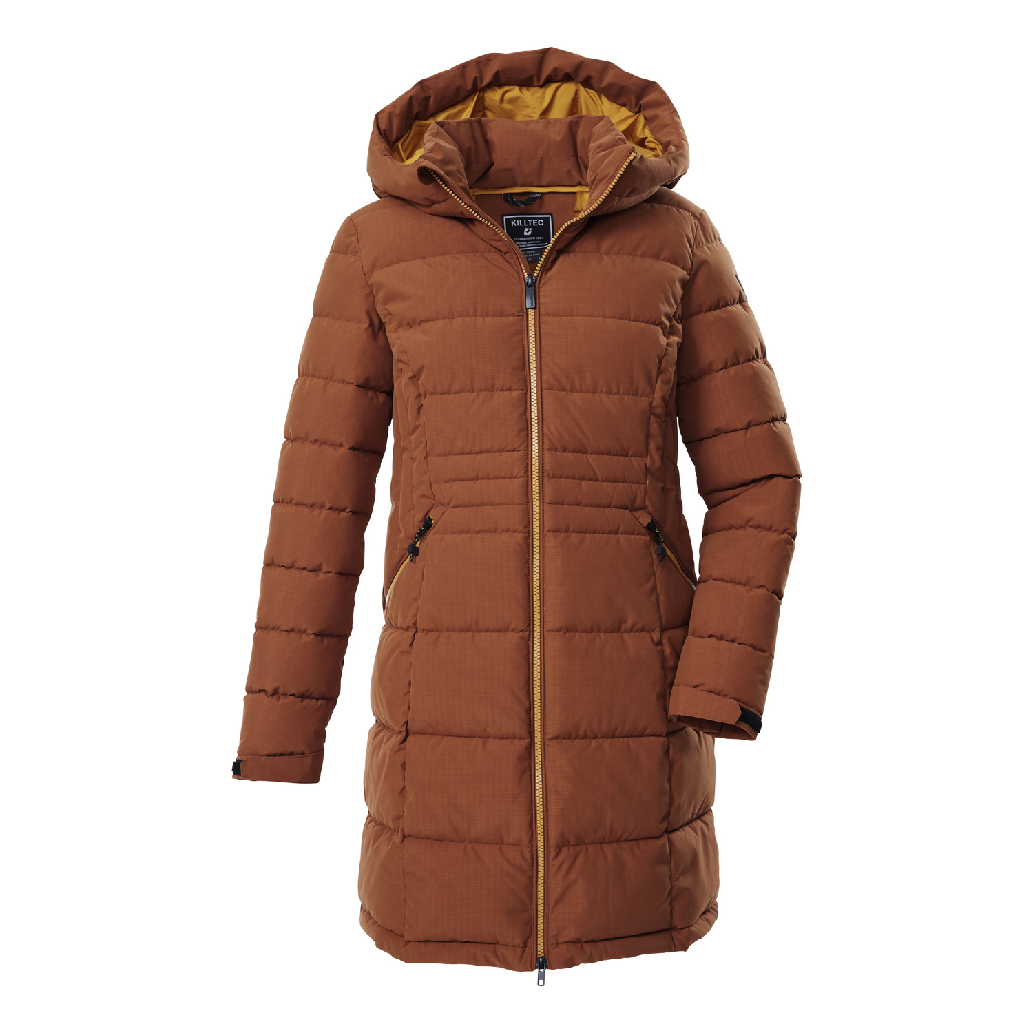 Damen killtec Braun KOW 11 WMN QLTD PRK 00115 50 Mantel