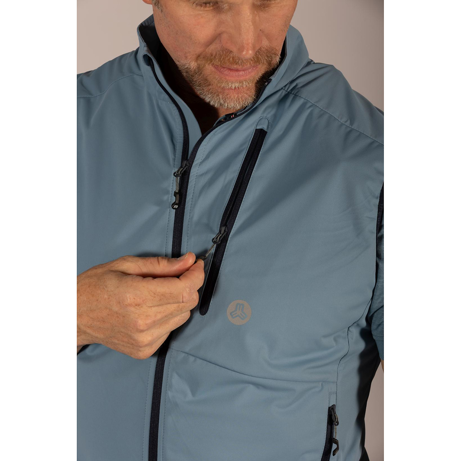 Herren Maul Sport Hellblau Achensee 10.0 - leichte Softsh Weste