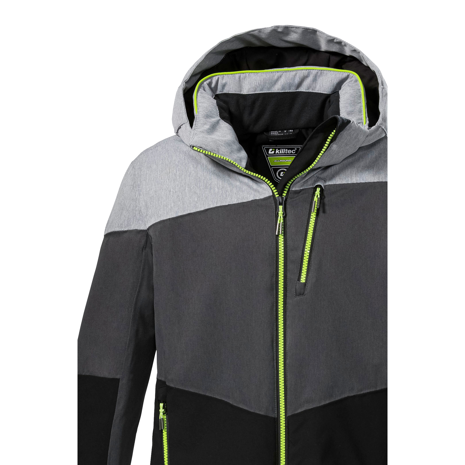Jungen Kinder killtec Dunkelgrau KSW 161 BYS SKI JCKT 00211 164 Funktionsjacke