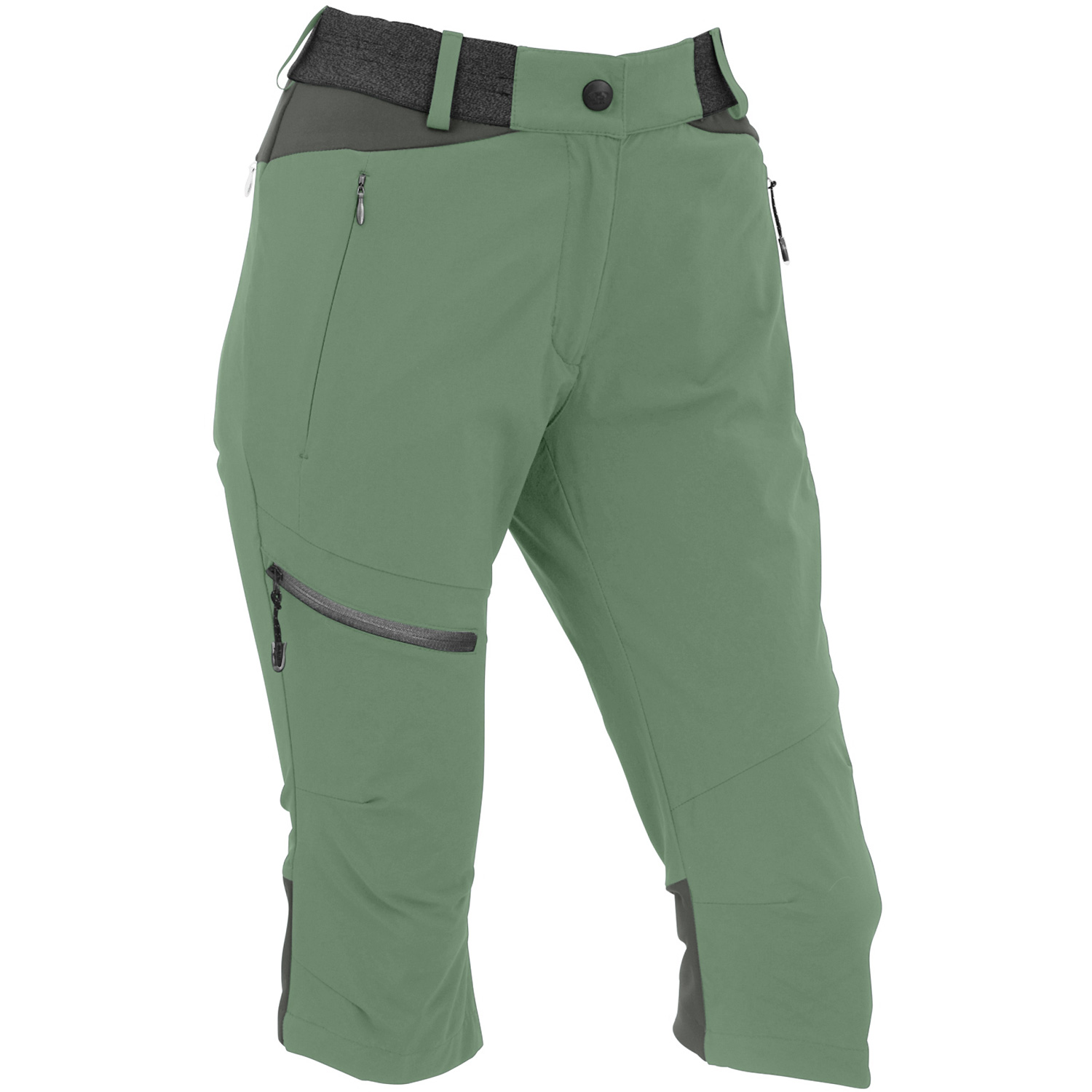 Damen Maul Sport Tannengrün Entlen XT - Caprihose bi-elast 1660 42 Caprihose