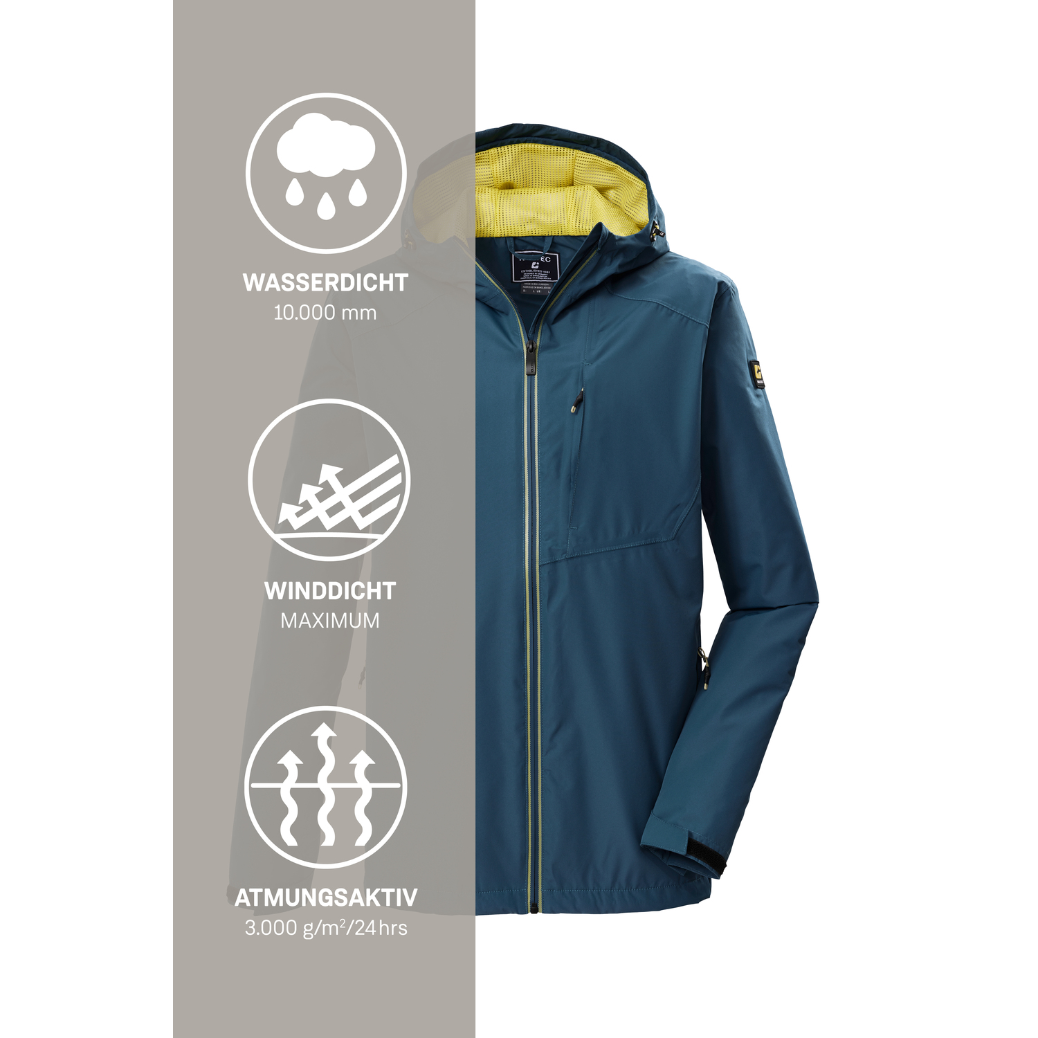 Herren killtec Blau KOS 56 MN JCKT Funktionsjacke