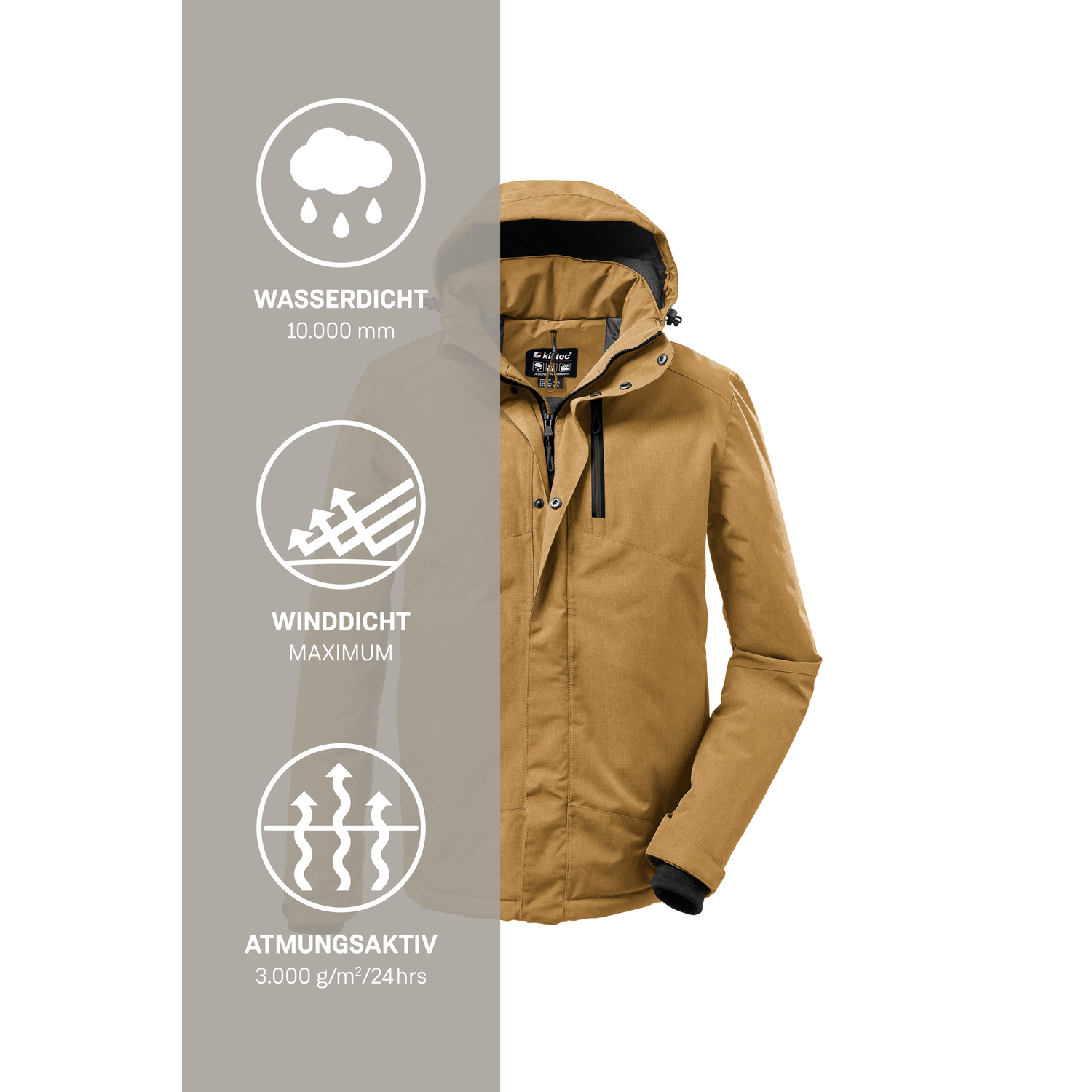 Herren killtec Gelb