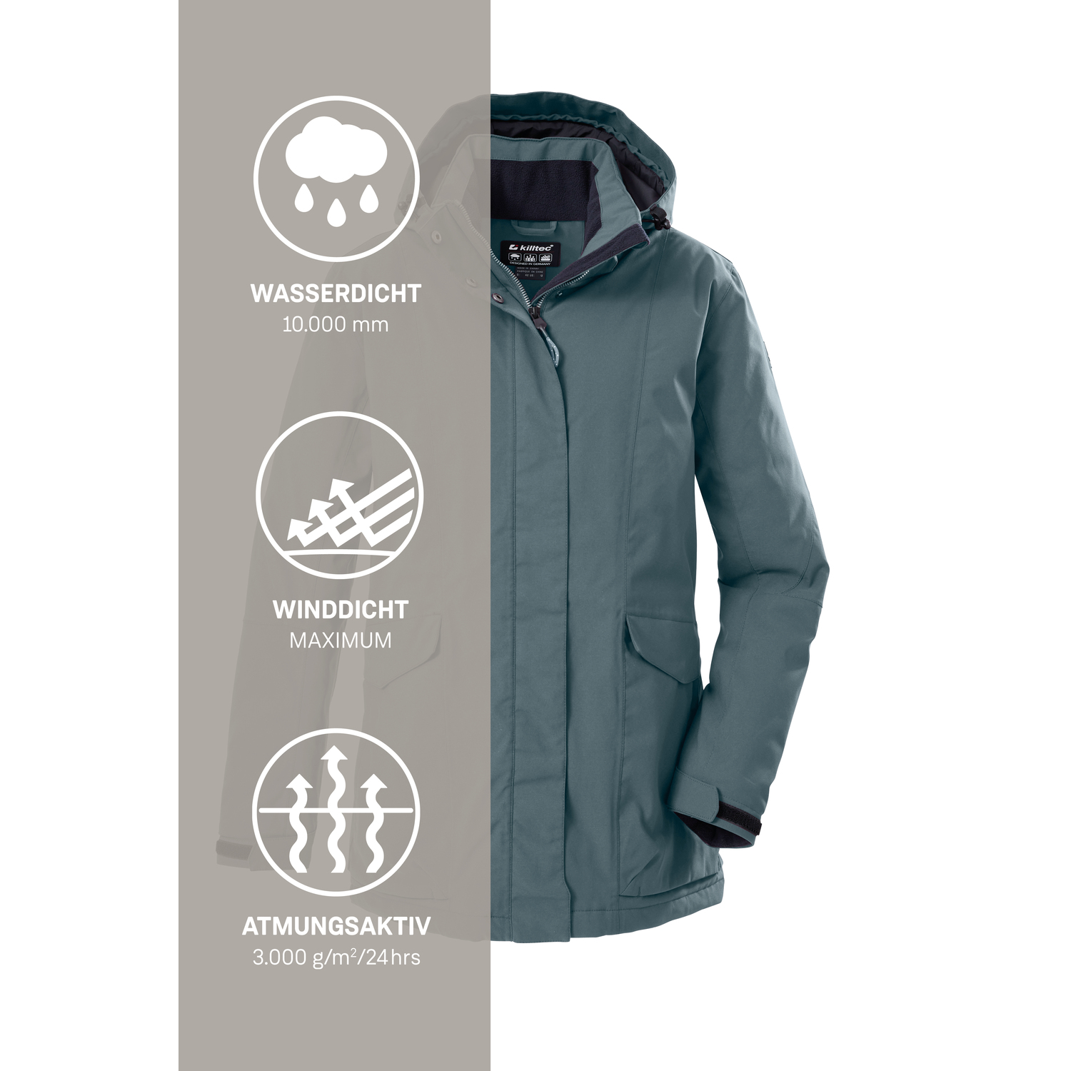 Damen killtec Blau