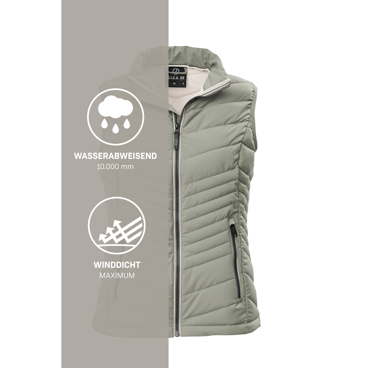 Damen G.I.G.A. DX by killtec Grün GS 109 WMN QLTD VST Weste