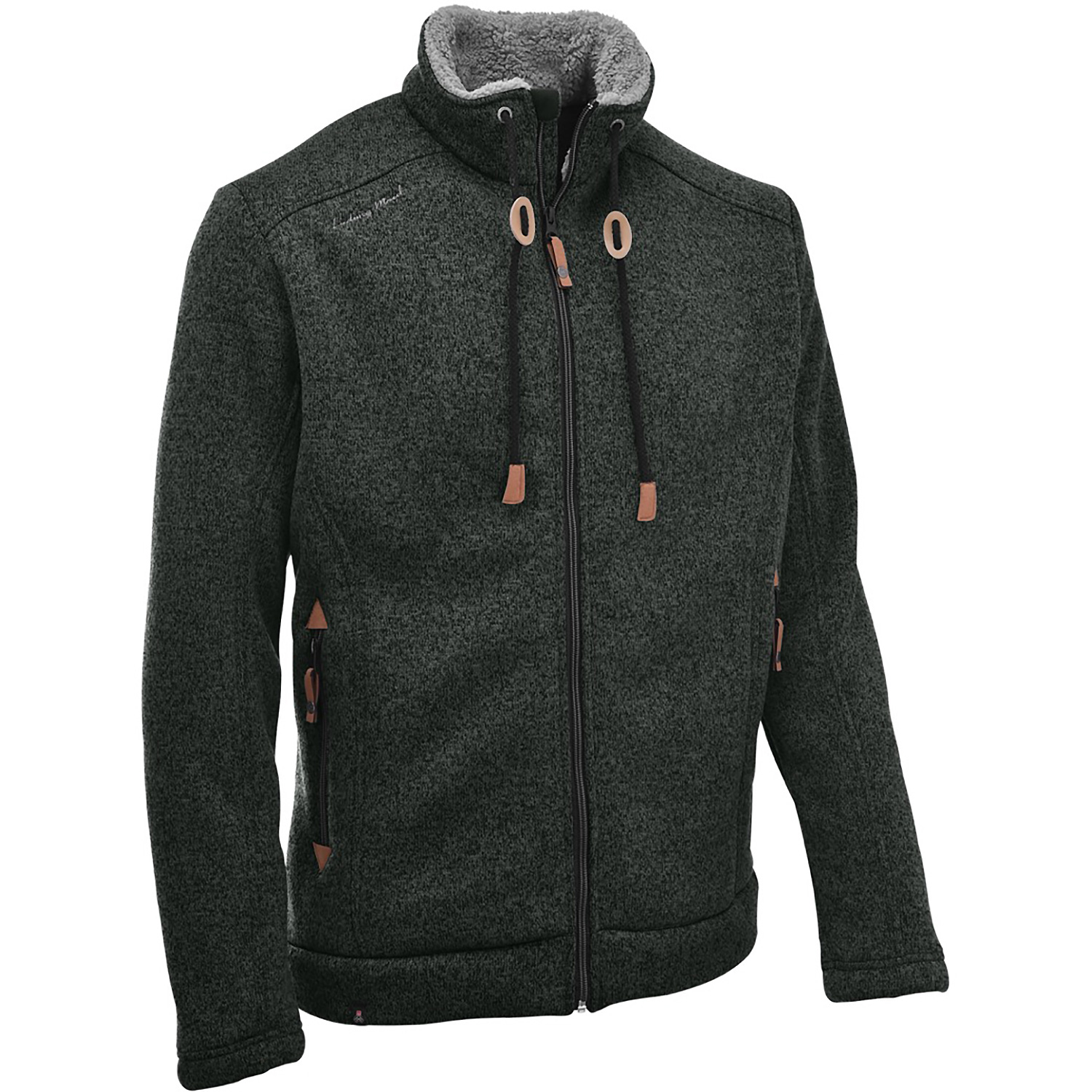 Herren MAUL Tannengrün Lichtenau - Strickfleecejacke 60 70 Unterjacke