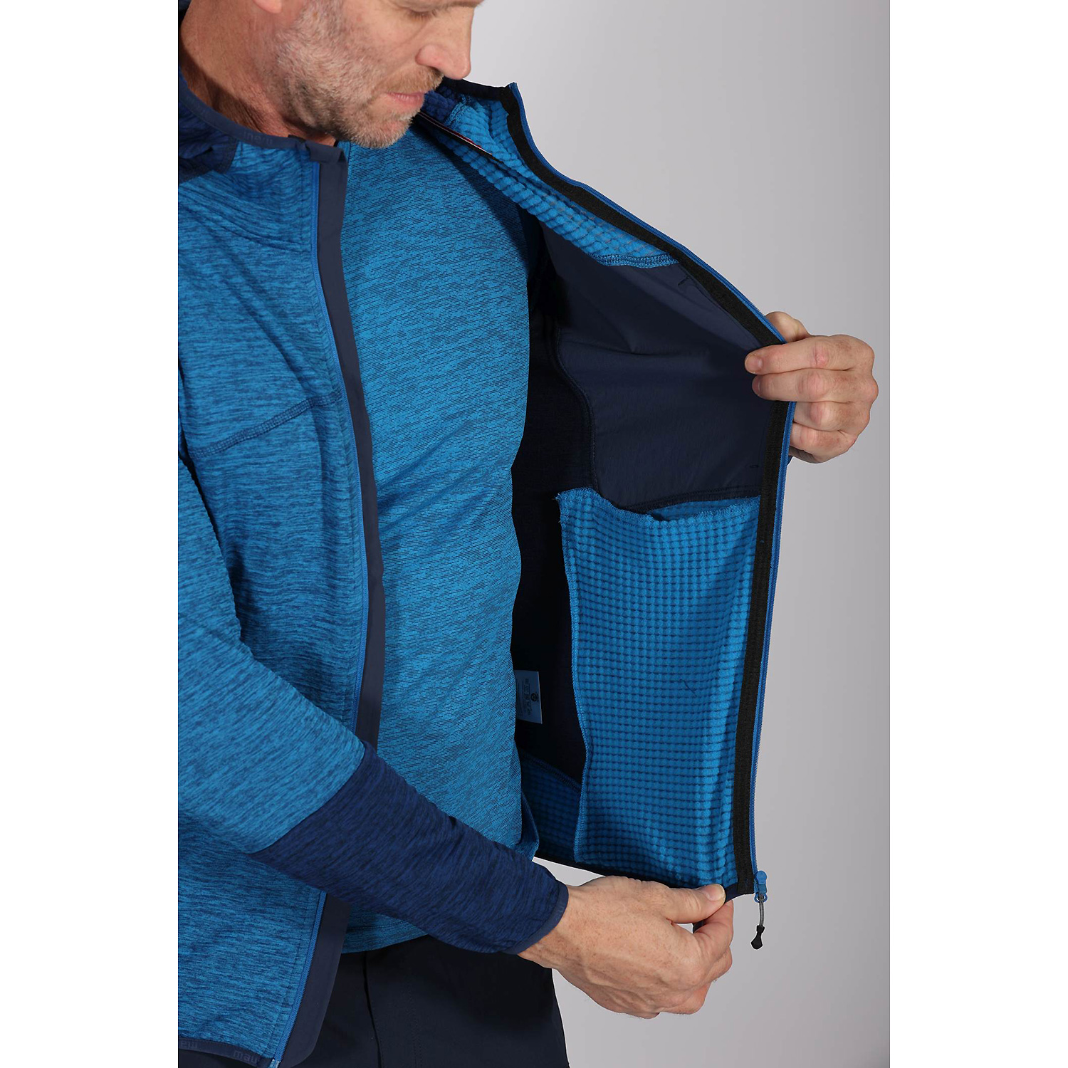 Herren Maul Sport Marine Radeberg - leichte Fleecejjack 10 48 Unterjacke