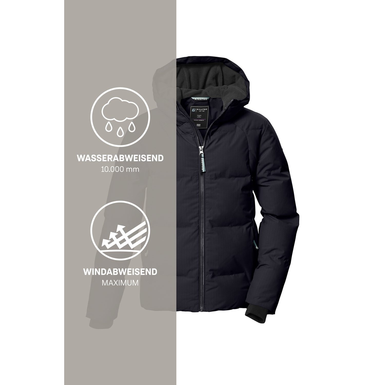 Kinder Mädchen killtec Schwarz KOW 357 GRLS QLTD JCKT 00269 176 Funktionsjacke