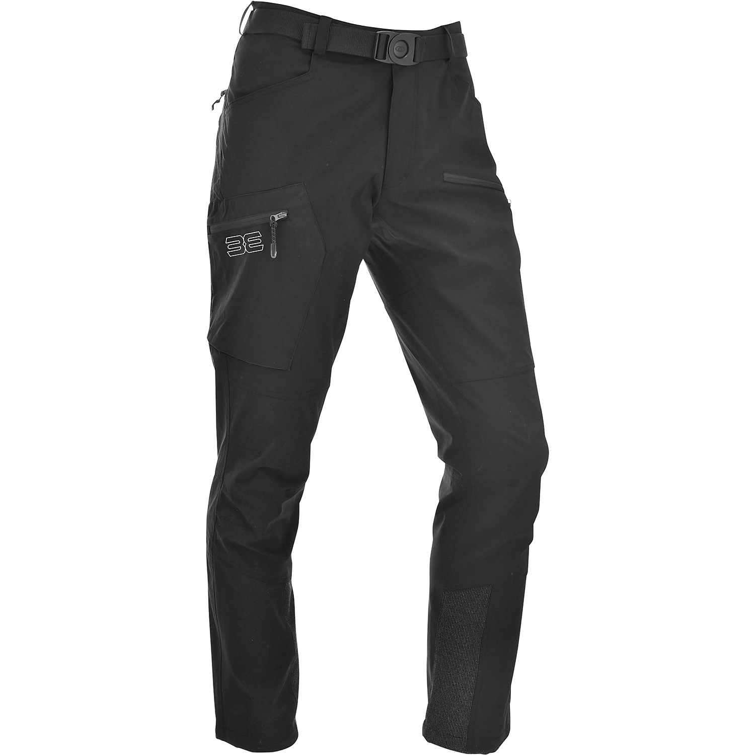 Herren Maul Sport Schwarz Etzel ultra - lange Hose elast Hose
