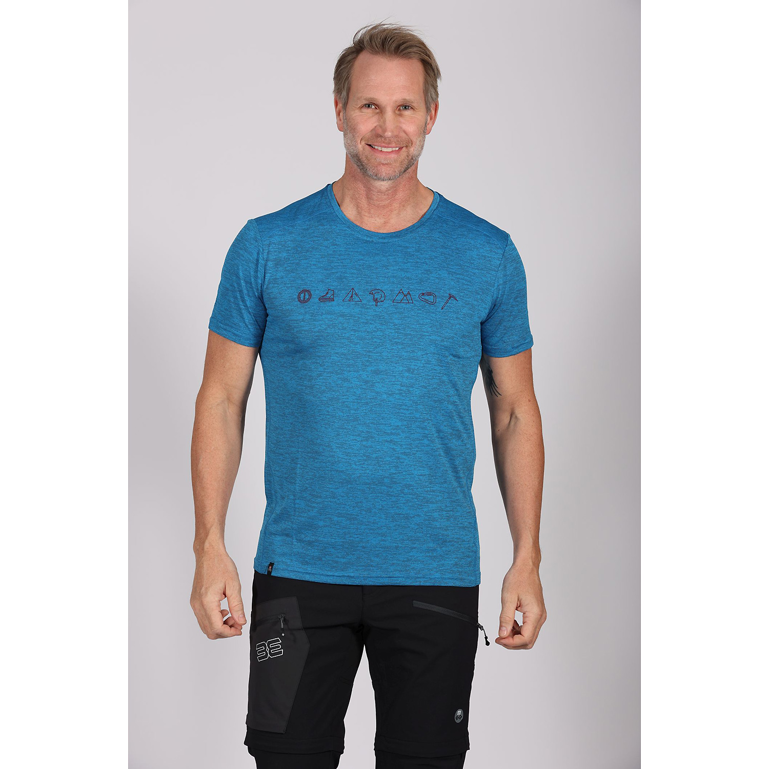 Herren Maul Sport Royal Blau Grinberg fresh-1/2 T-Shirt+Pri 49 56 Shirt