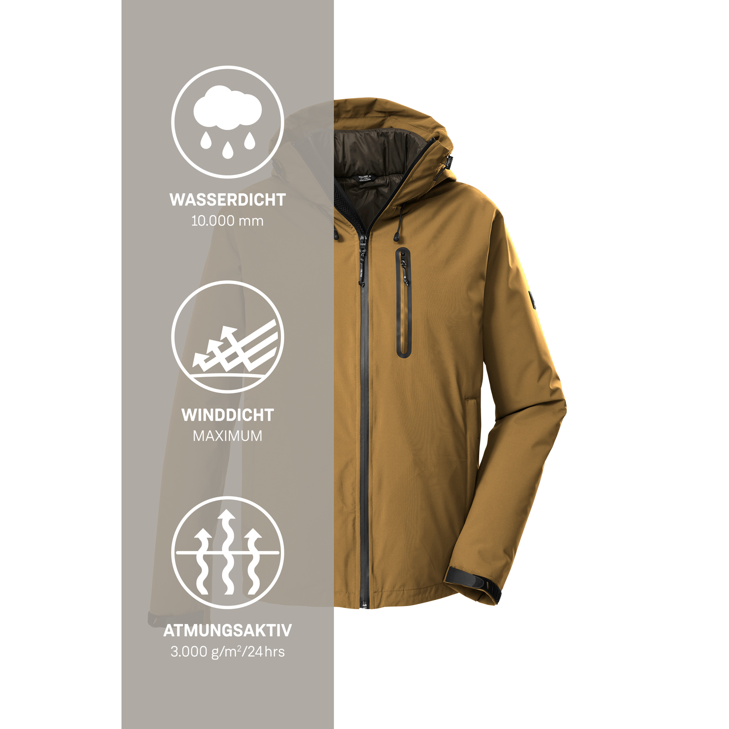 Herren killtec Gelb