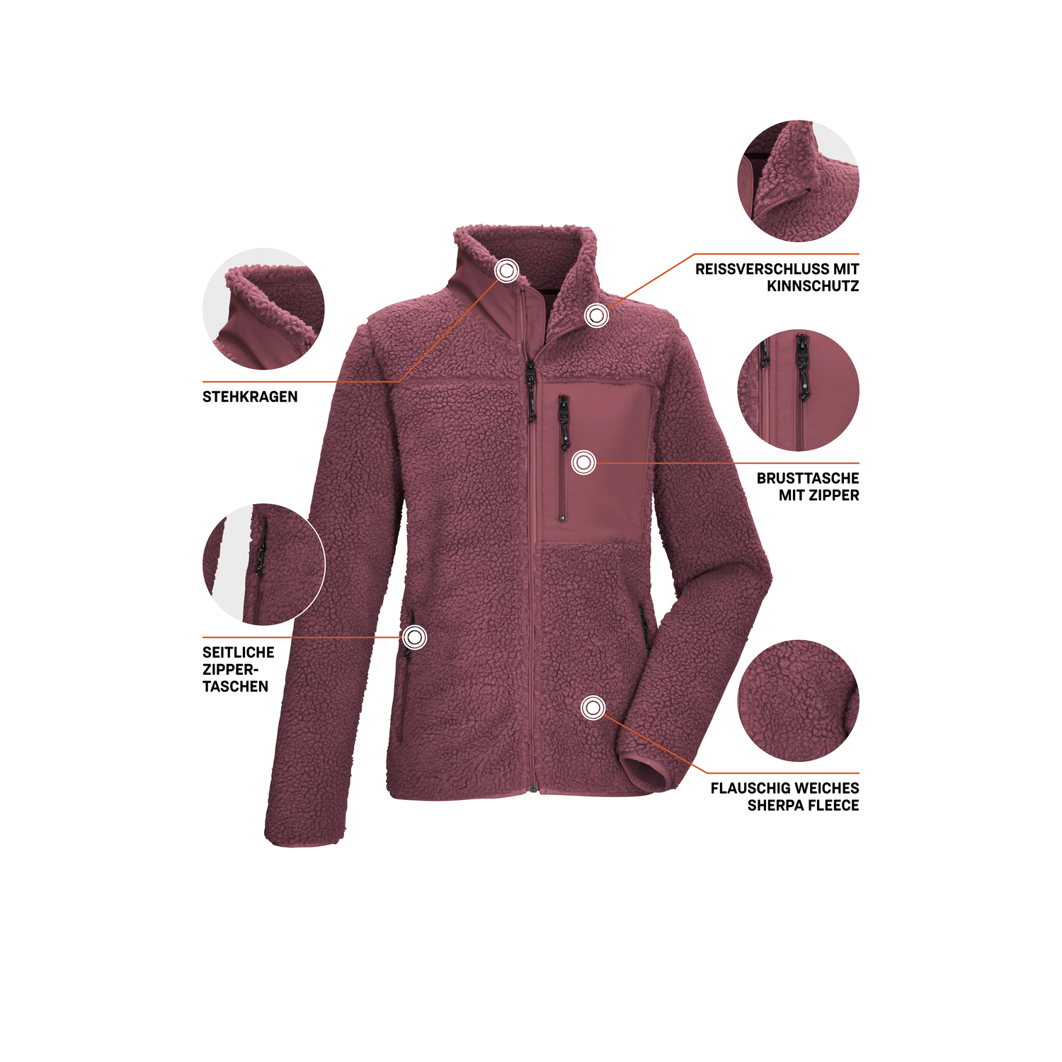Damen killtec Violett