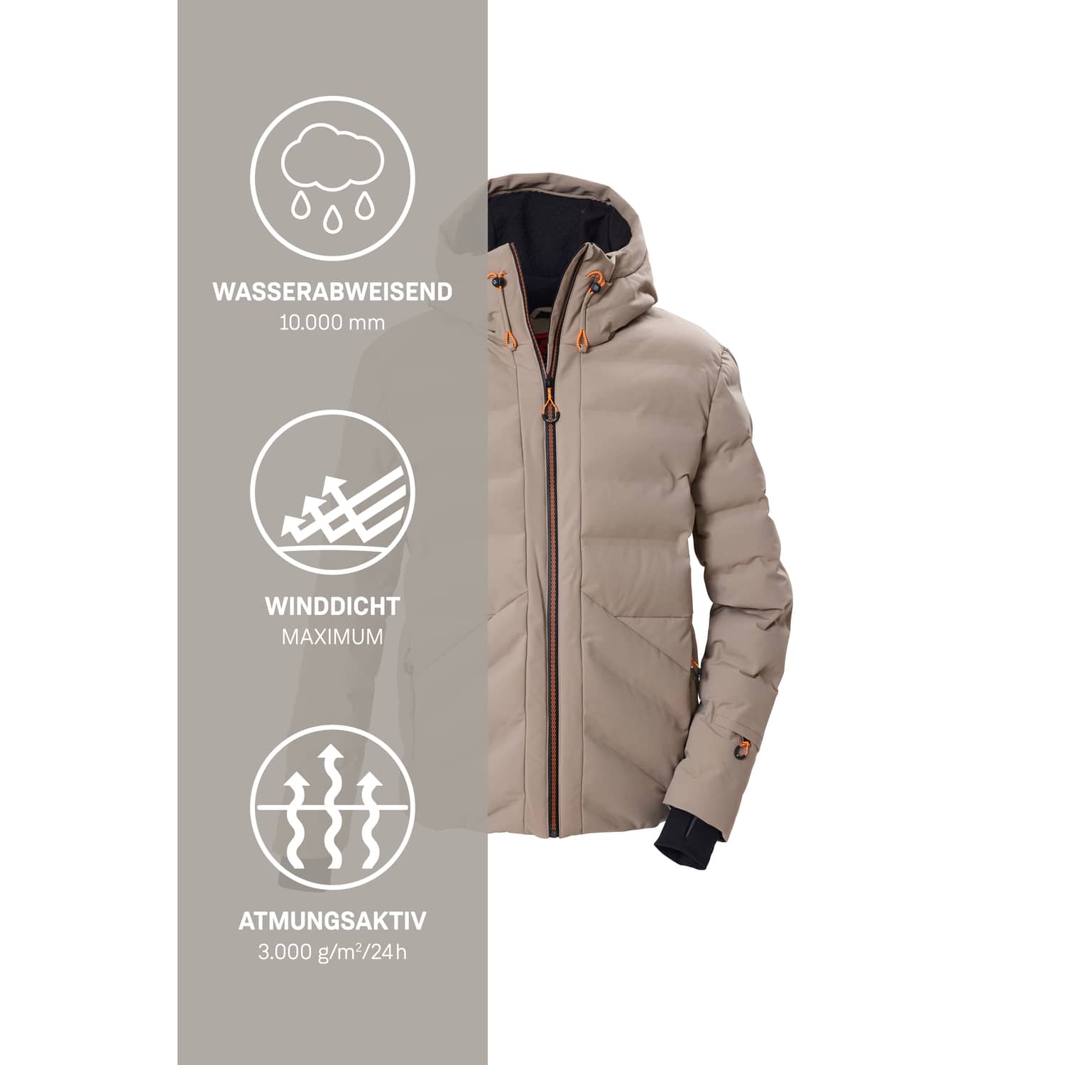 Herren killtec Sand