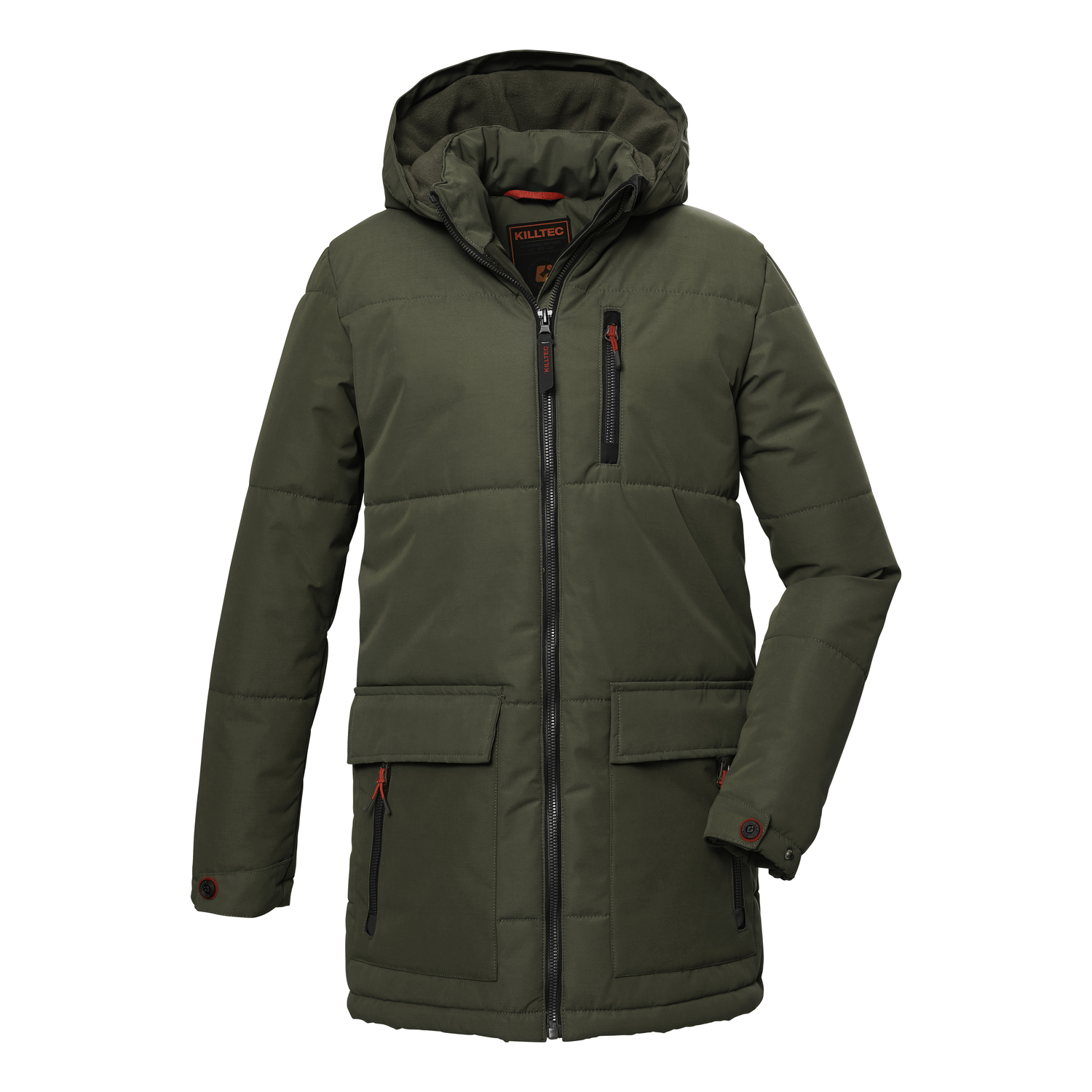 Jungen Kinder killtec Dunkeloliv KOW 135 BYS QLTD PRK 00756 176 Mantel