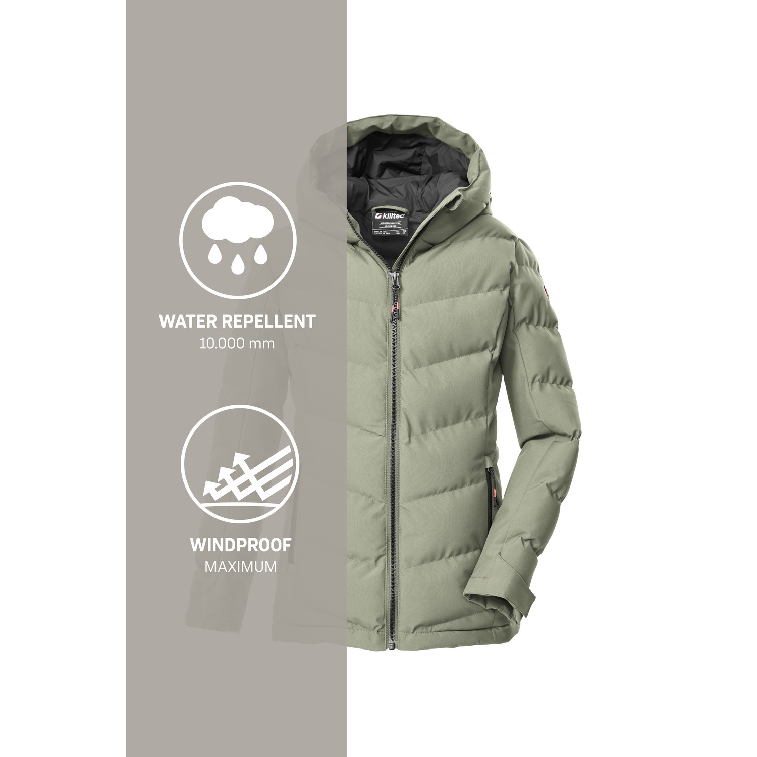 Kinder killtec Grün KOW 220 GRLS QLTD JCKT 00734 176 Funktionsjacke