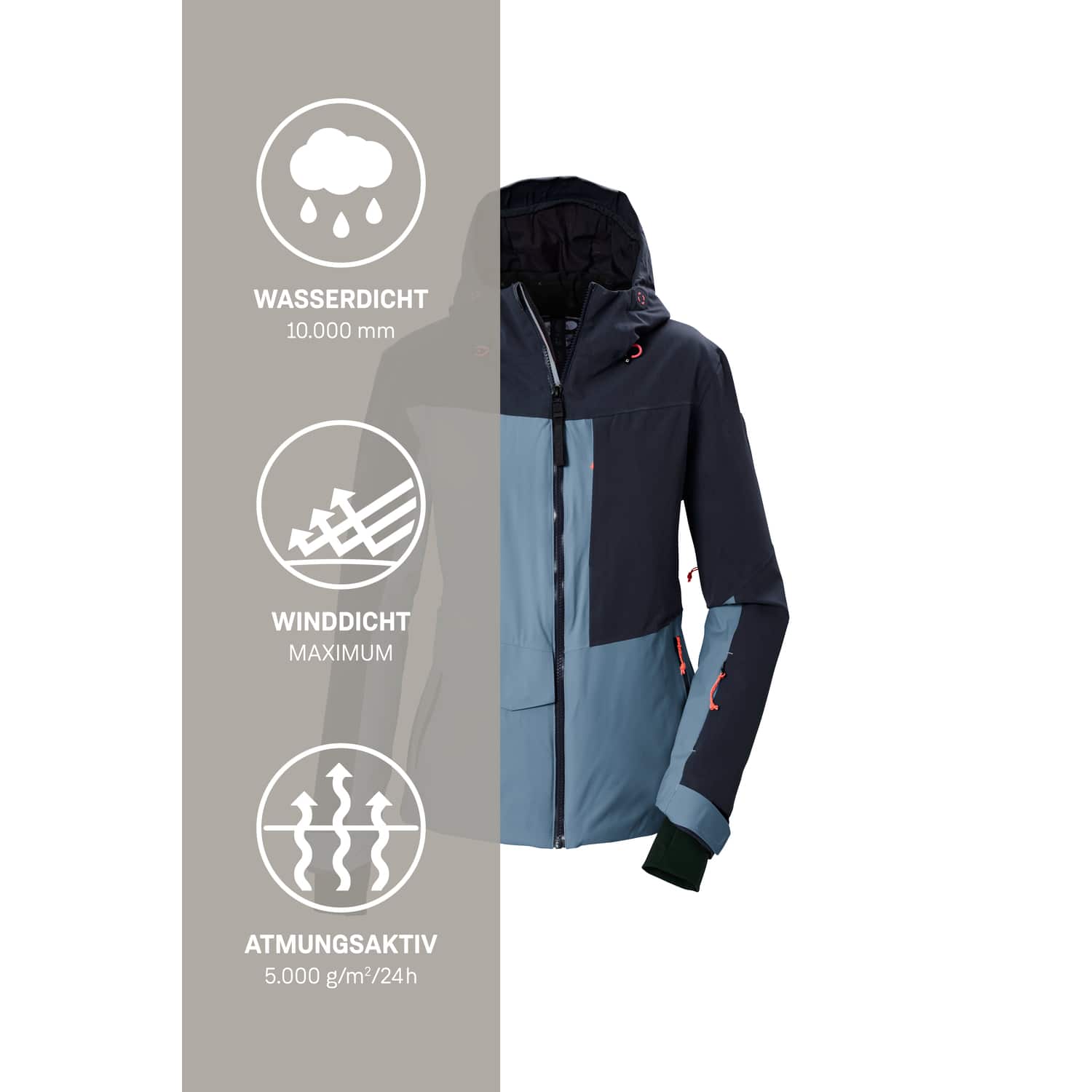 Damen killtec Blau