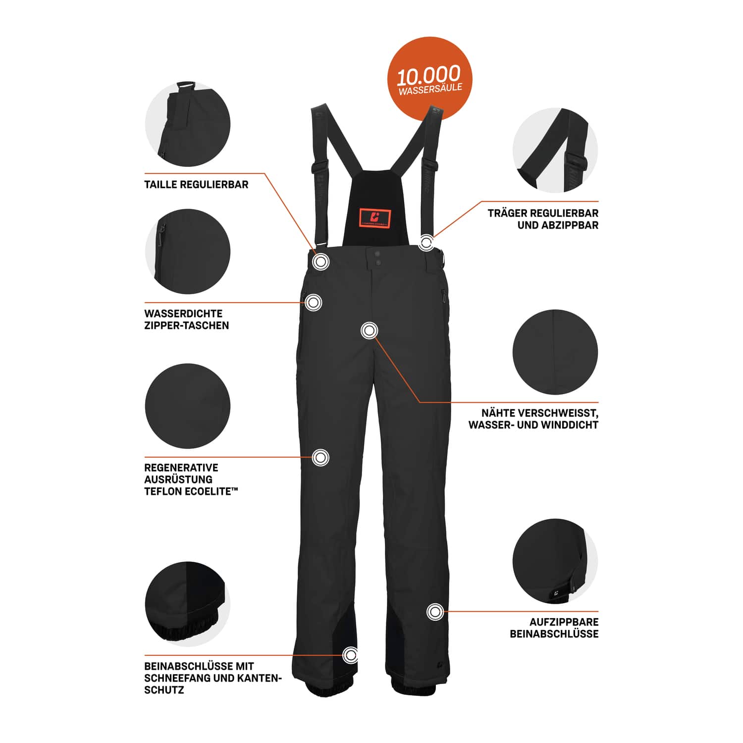 Herren killtec Schwarz