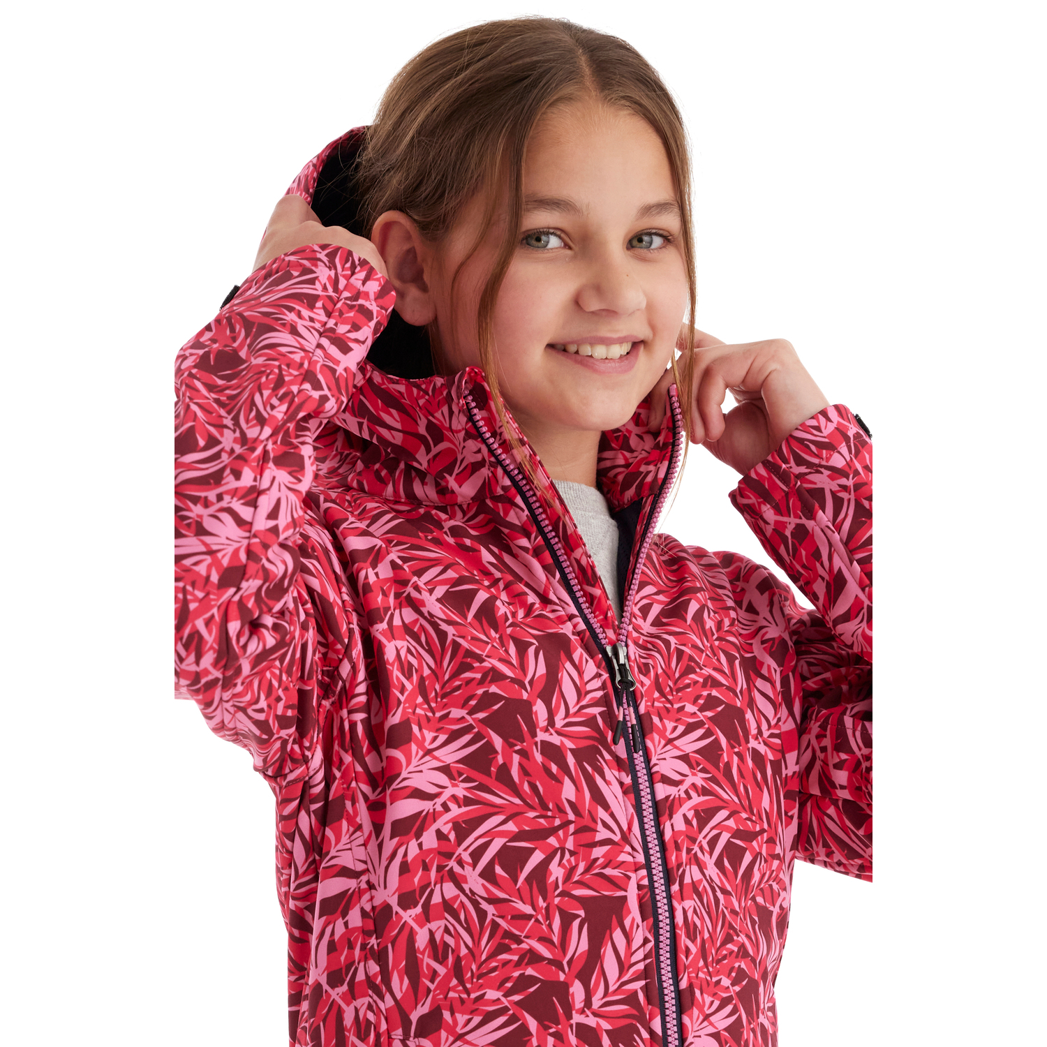 Mädchen Kinder killtec Rose Print Funktionsjacke