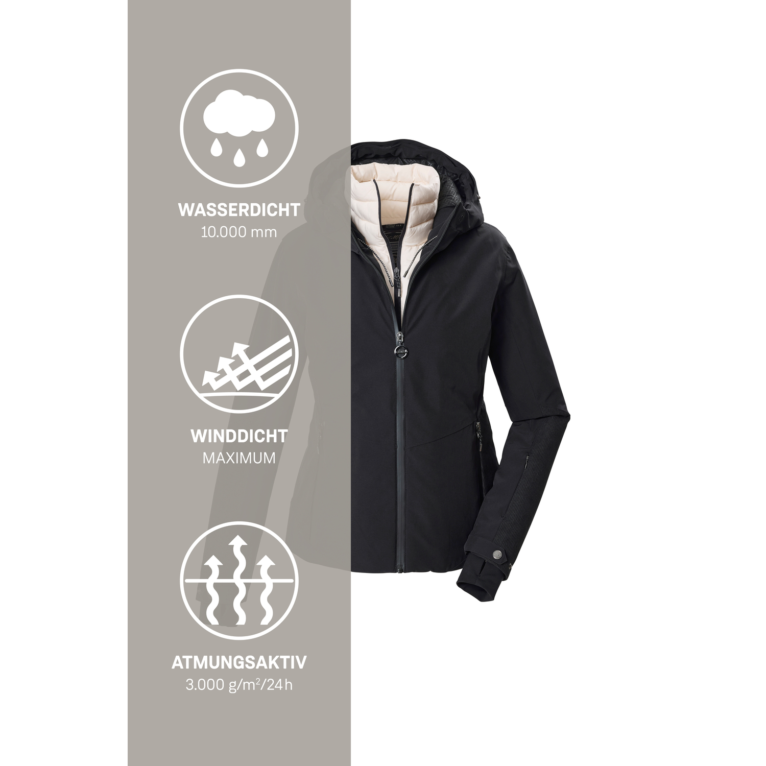Damen killtec Schwarz