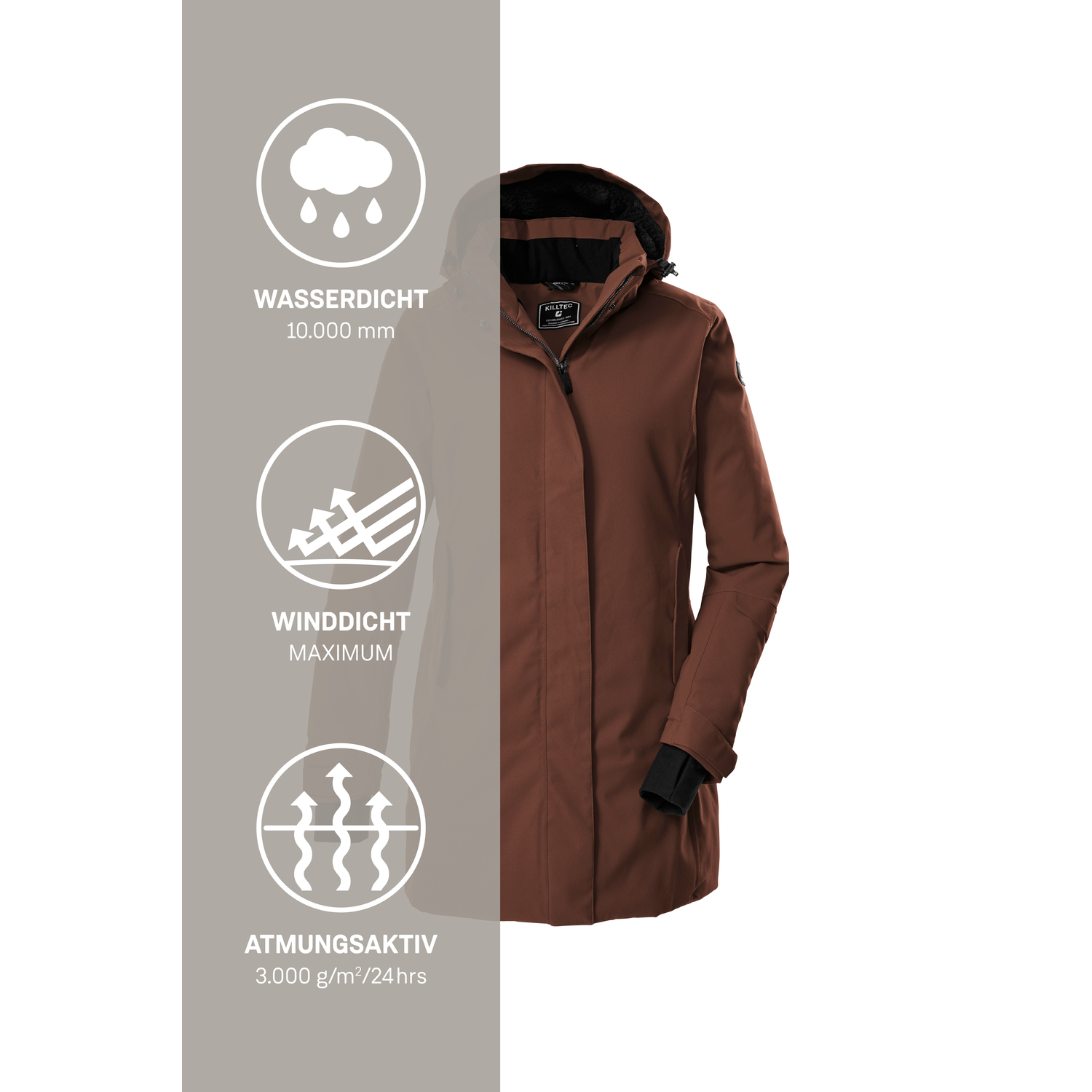 Damen killtec Braun