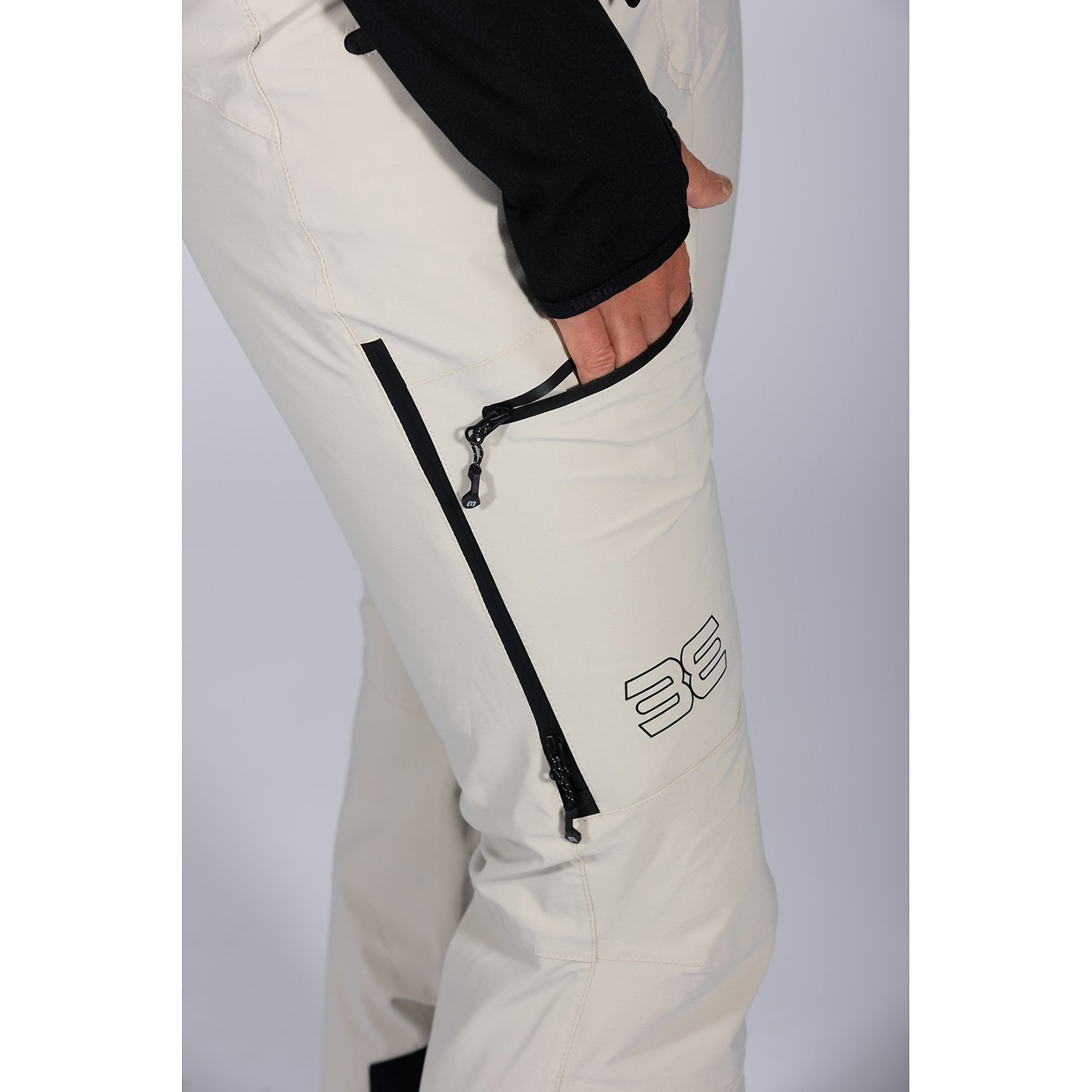 Damen Maul Sport Beige Schneeflocke - Snowtex Hose 3636 36 Skihose