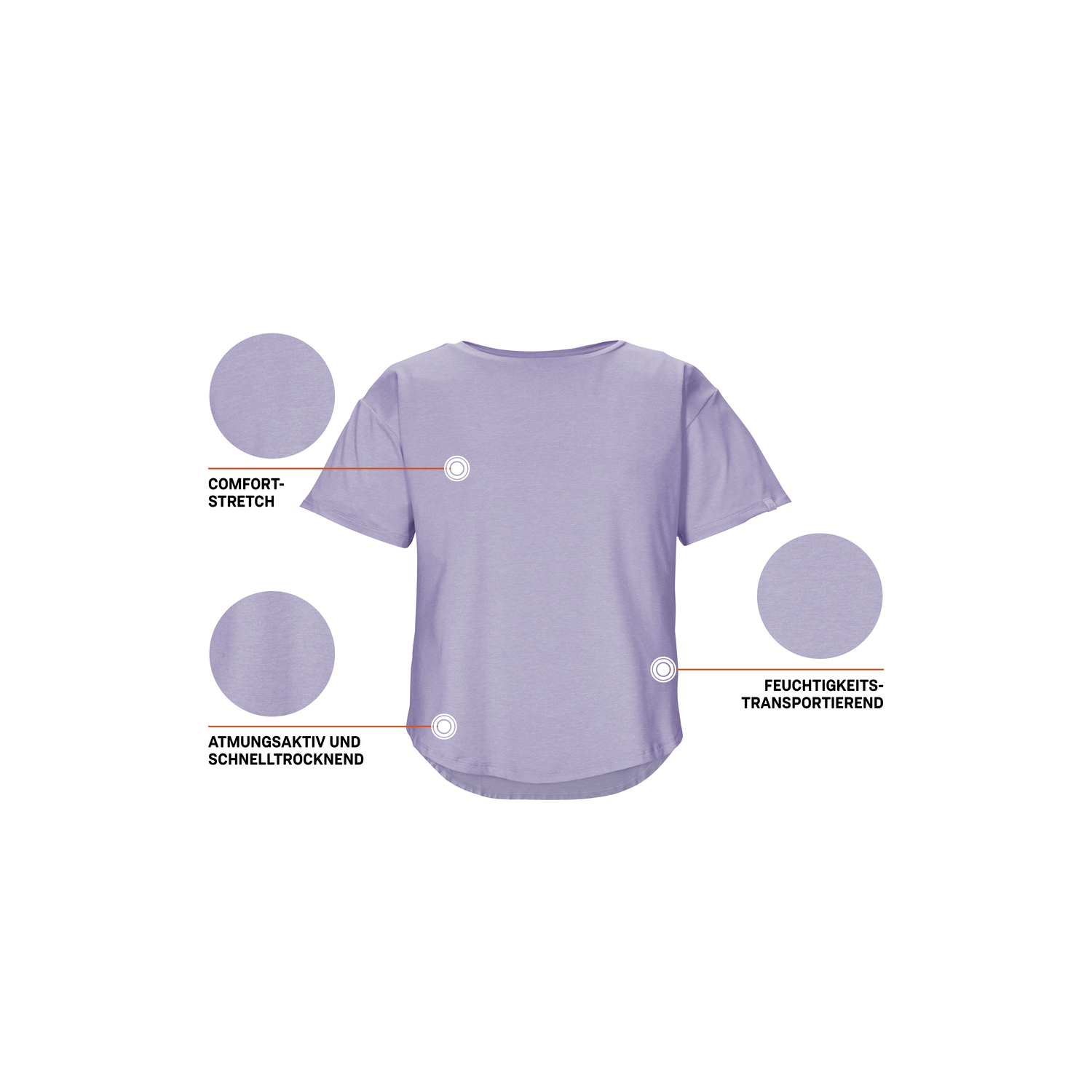 Damen killtec Violett