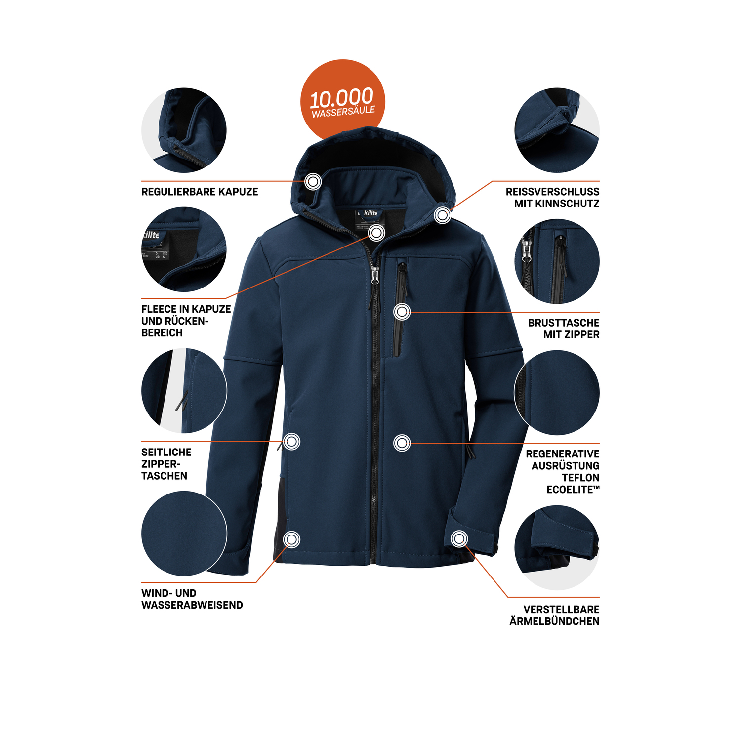 Herren killtec Blau