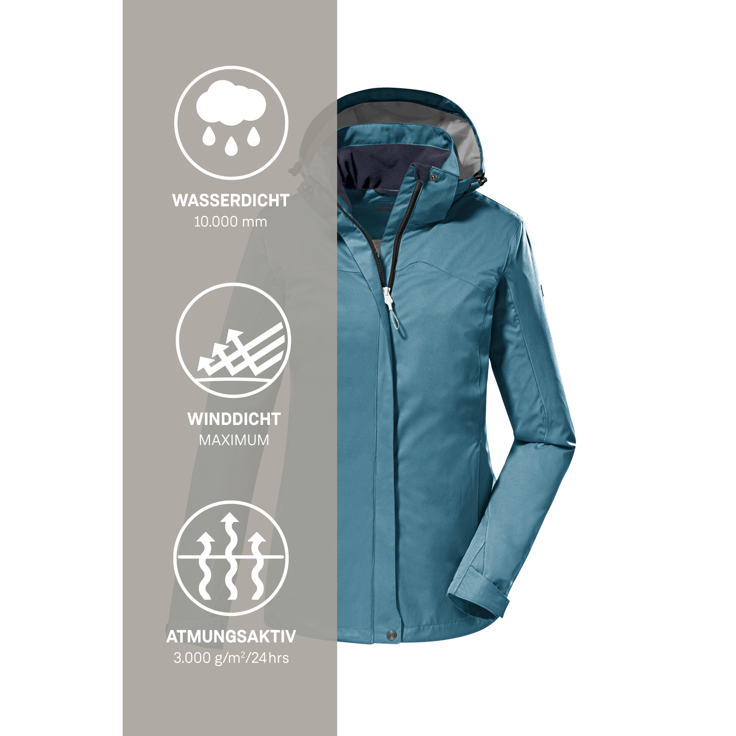 Damen killtec Blau KOS 133 WMN JCKT Funktionsjacke