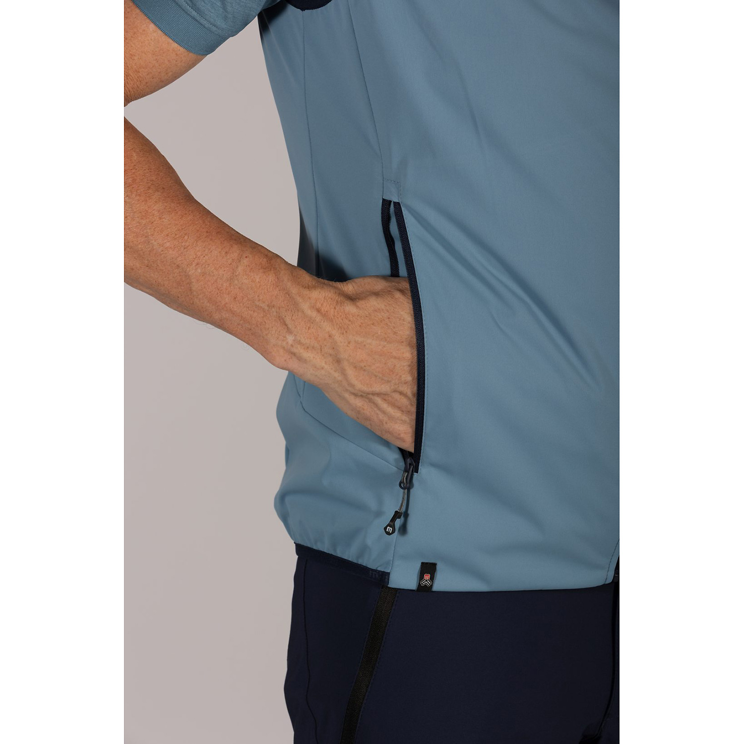 Herren Maul Sport Hellblau Achensee 10.0 - leichte Softsh Weste