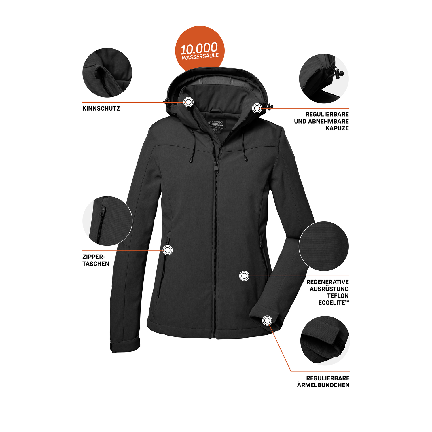 Damen killtec Schwarz
