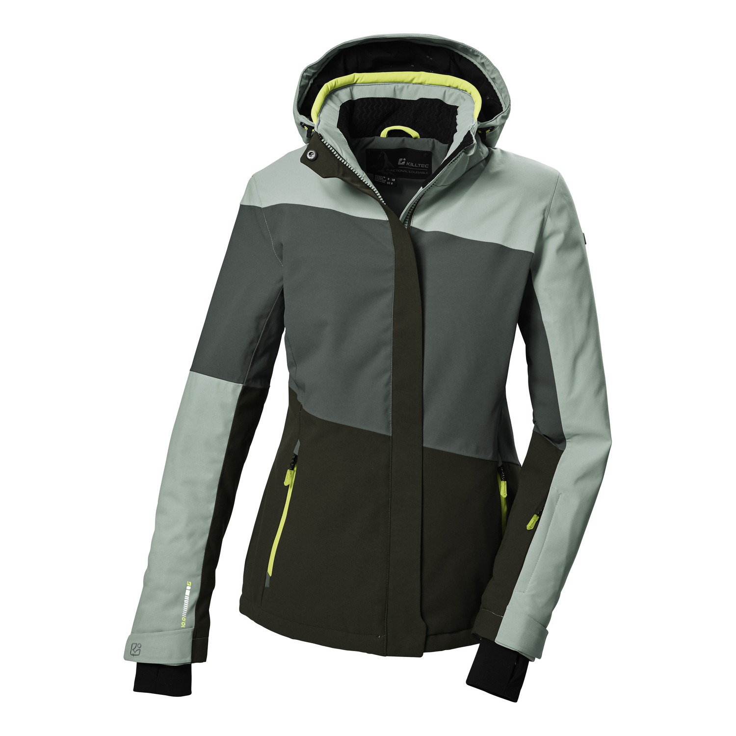 Damen killtec Grün KSW 67 WMN SKI JCKT 00738 50 Funktionsjacke