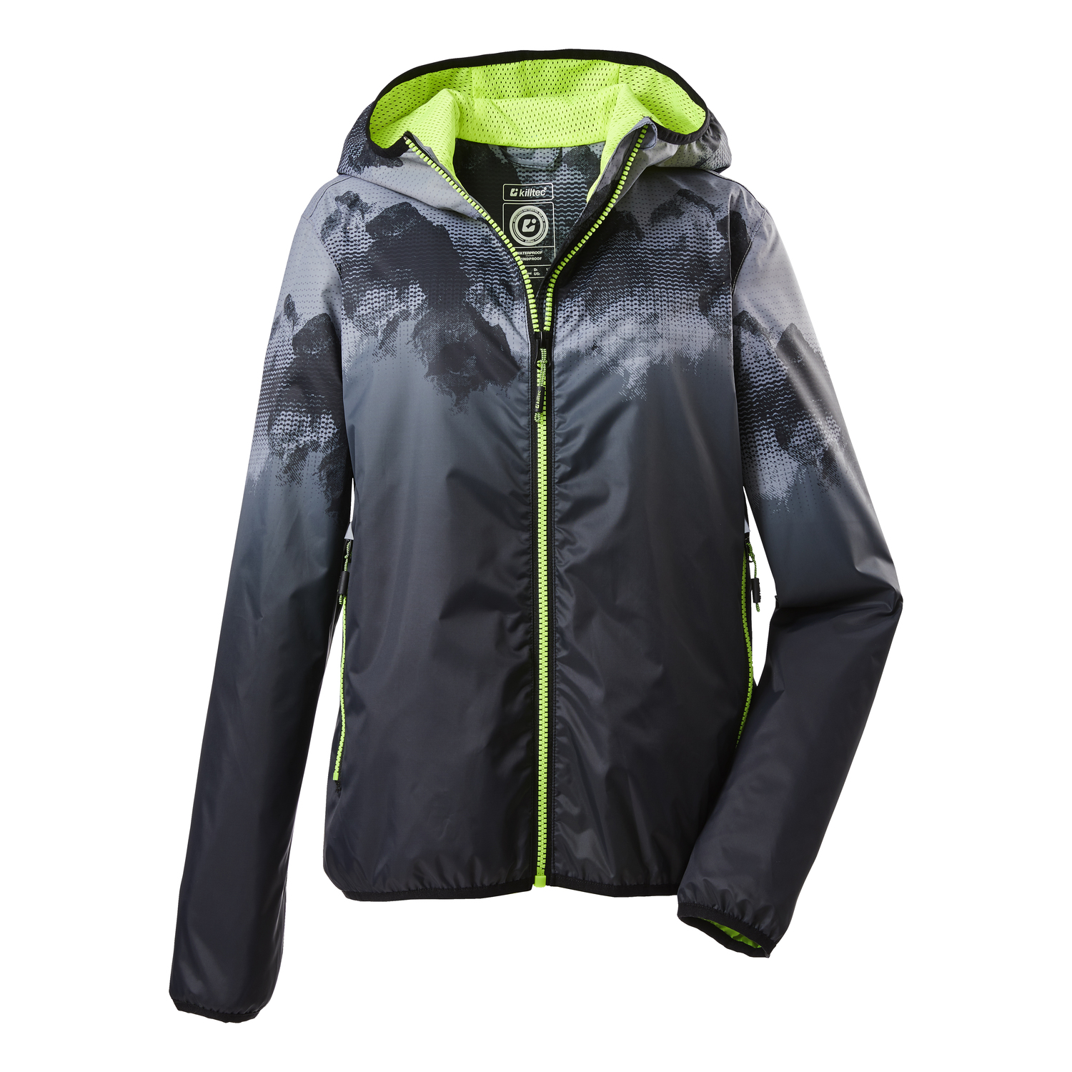 Jungen Kinder killtec Schwarz Lyse BYS JCKT B 00200 176 Regenjacke