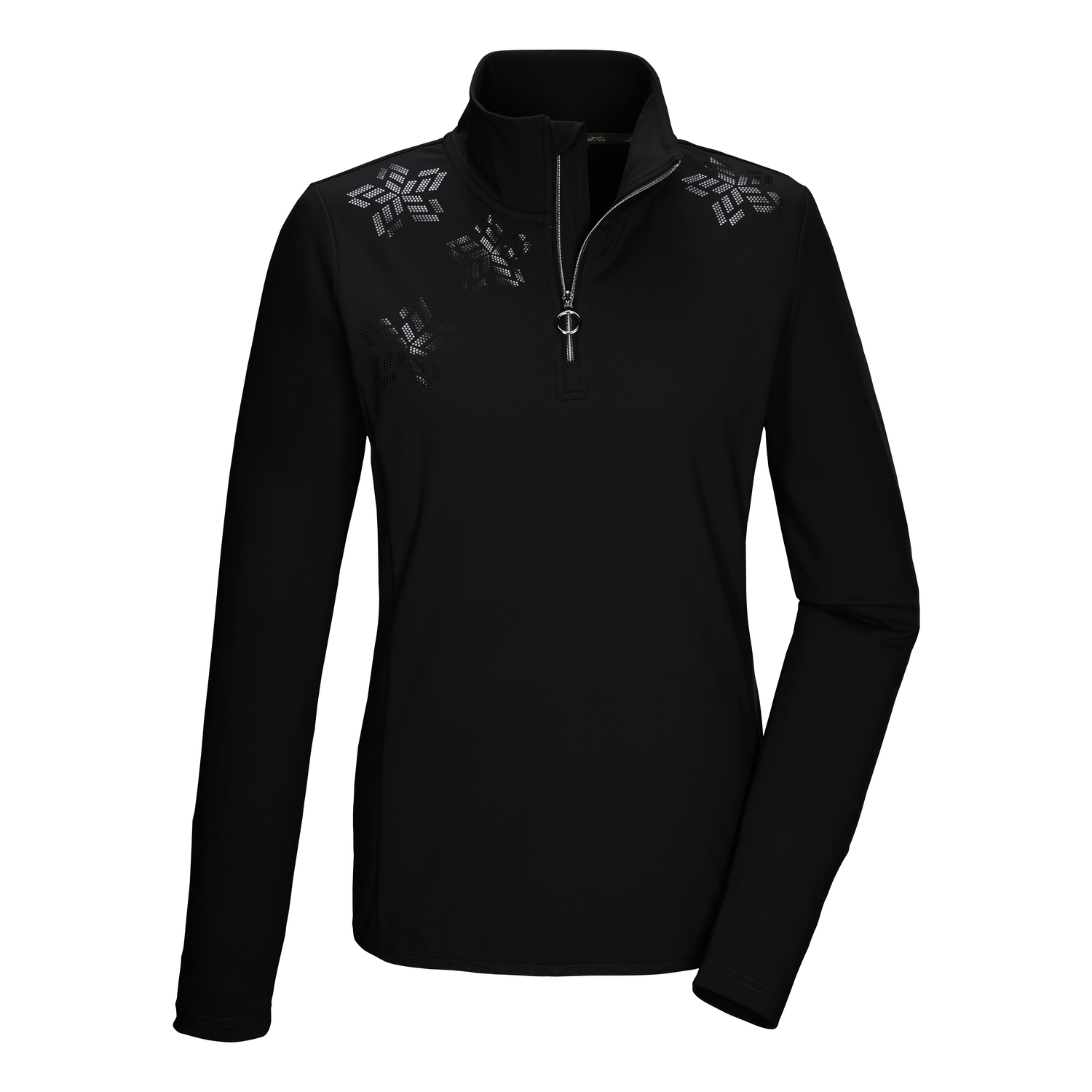 Damen killtec Schwarz KSW 110 WMN LS SHRT Shirt
