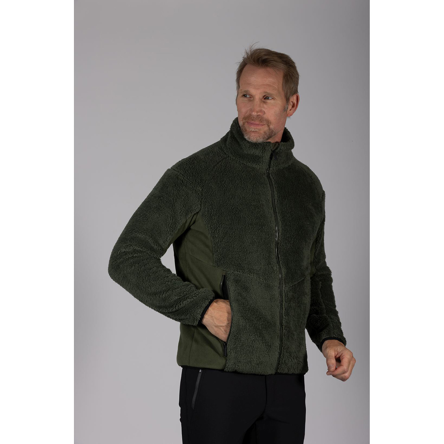 Herren Maul Sport Tannengrün GOEteborg - Fleecejacke 60 54 Unterjacke