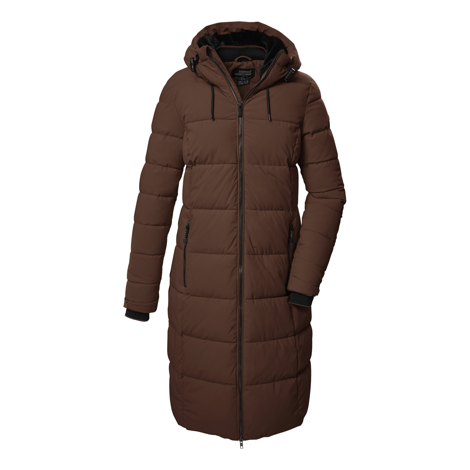 Damen killtec Braun KOW 56 WMN QLTD CT 00675 50 Mantel