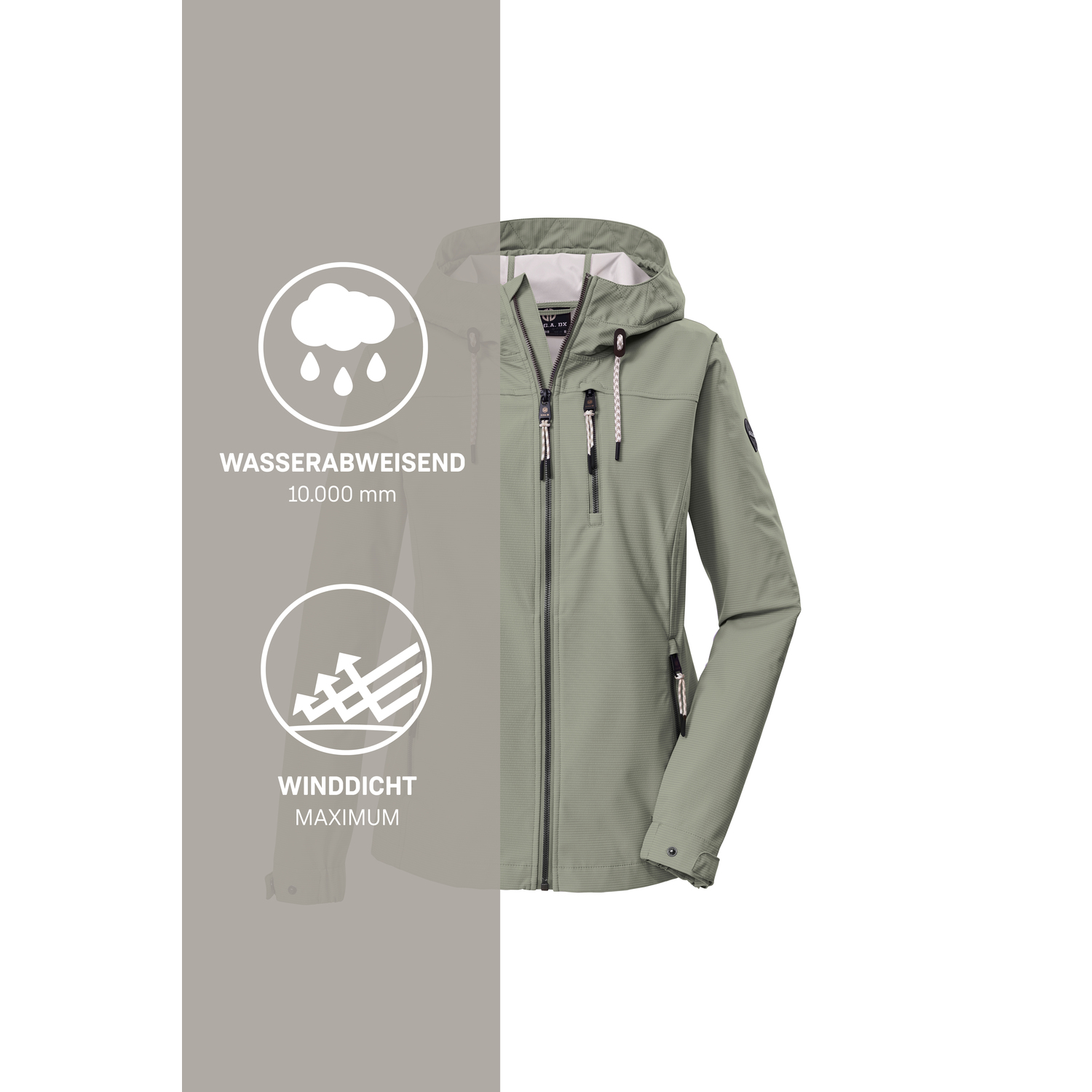 Damen G.I.G.A. DX by killtec Grün GS 111 WMN SFTSHLL JCKT 00704 50 Funktionsjacke